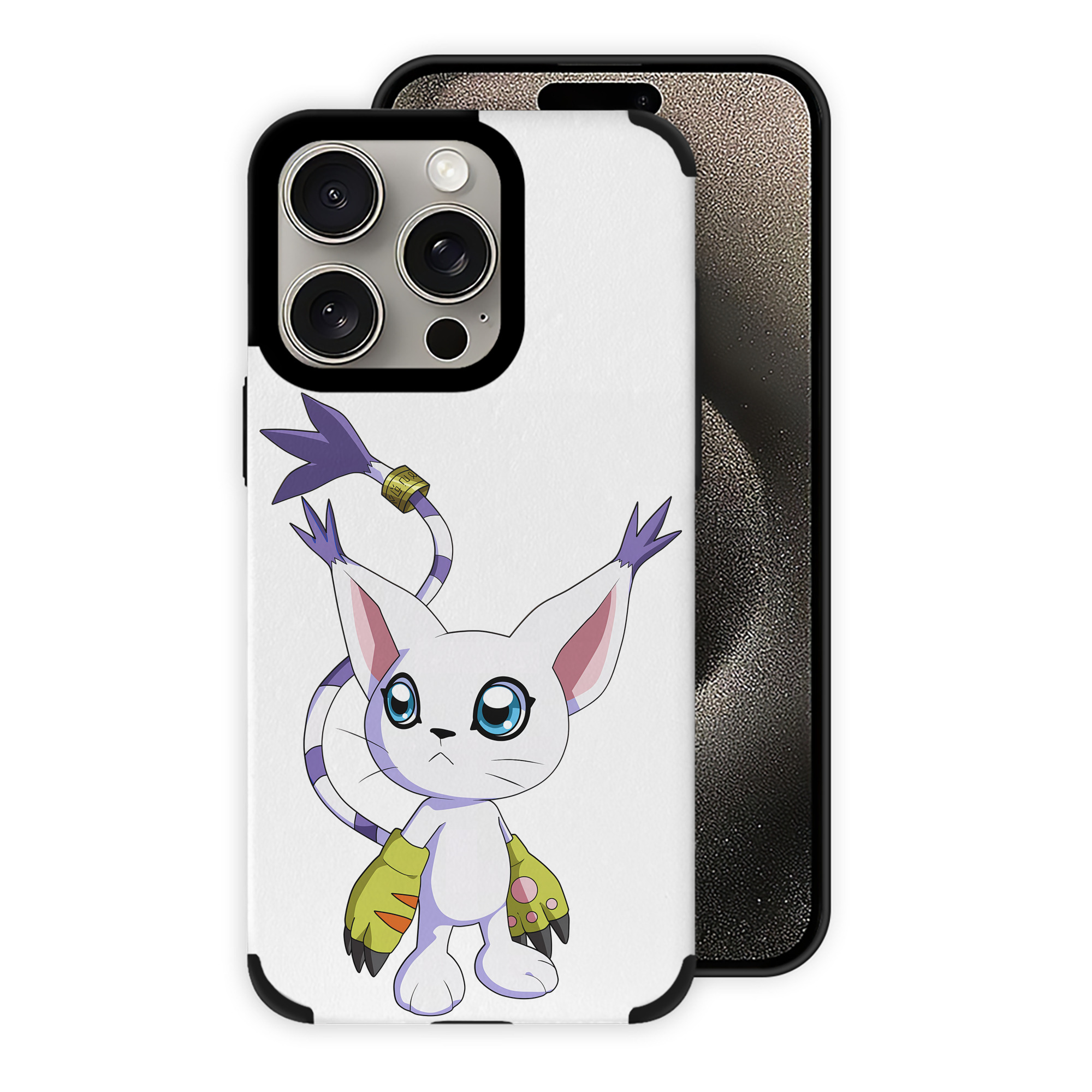 （画像用） Digimon デジタルモンスター/デジモン 【iPhone15ProMax対応】 PUレザー スマホケース 耐衝撃＆黄変防止