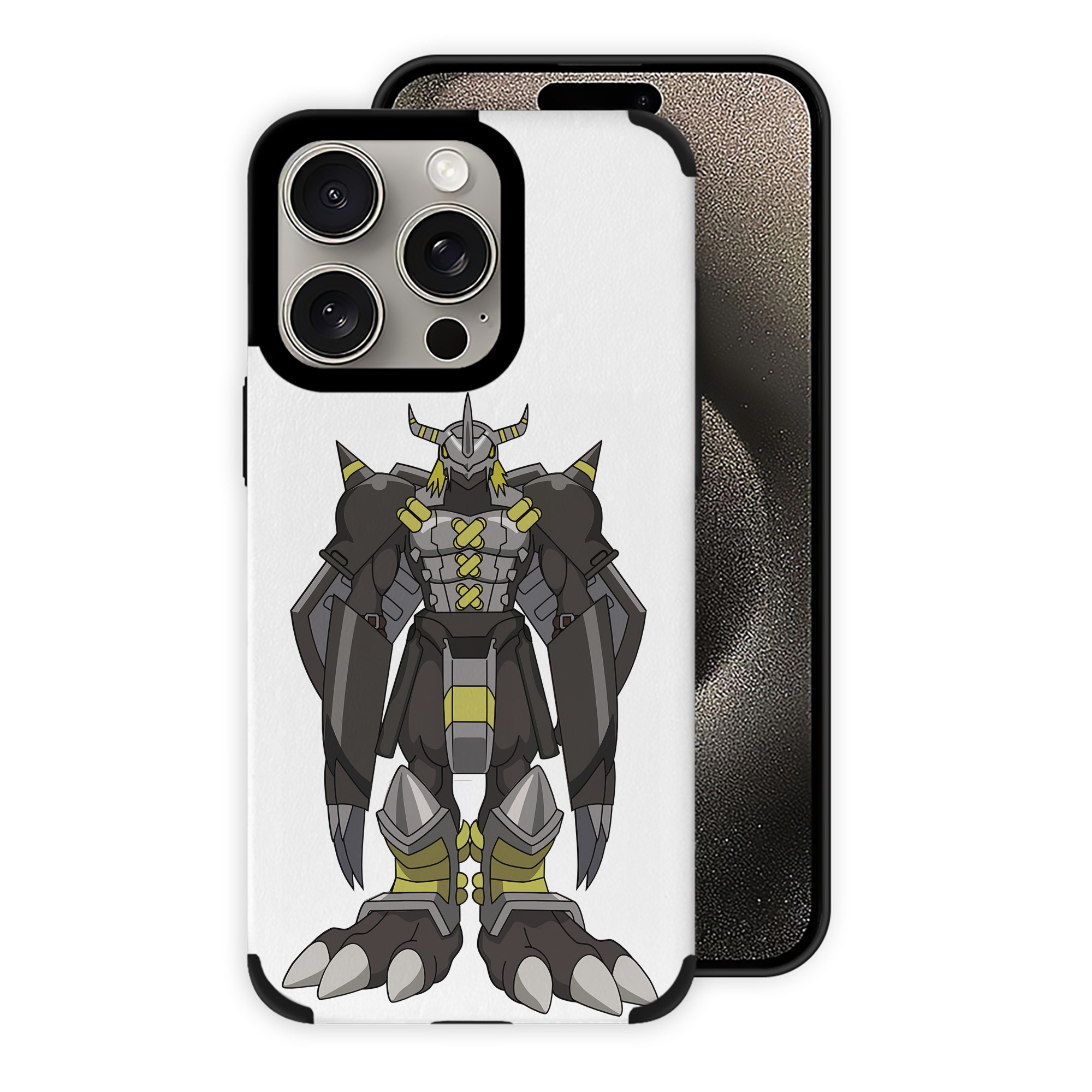 （画像用） Digimon デジタルモンスター/デジモン 【iPhone15ProMax対応】 PUレザー スマホケース 耐衝撃＆黄変防止