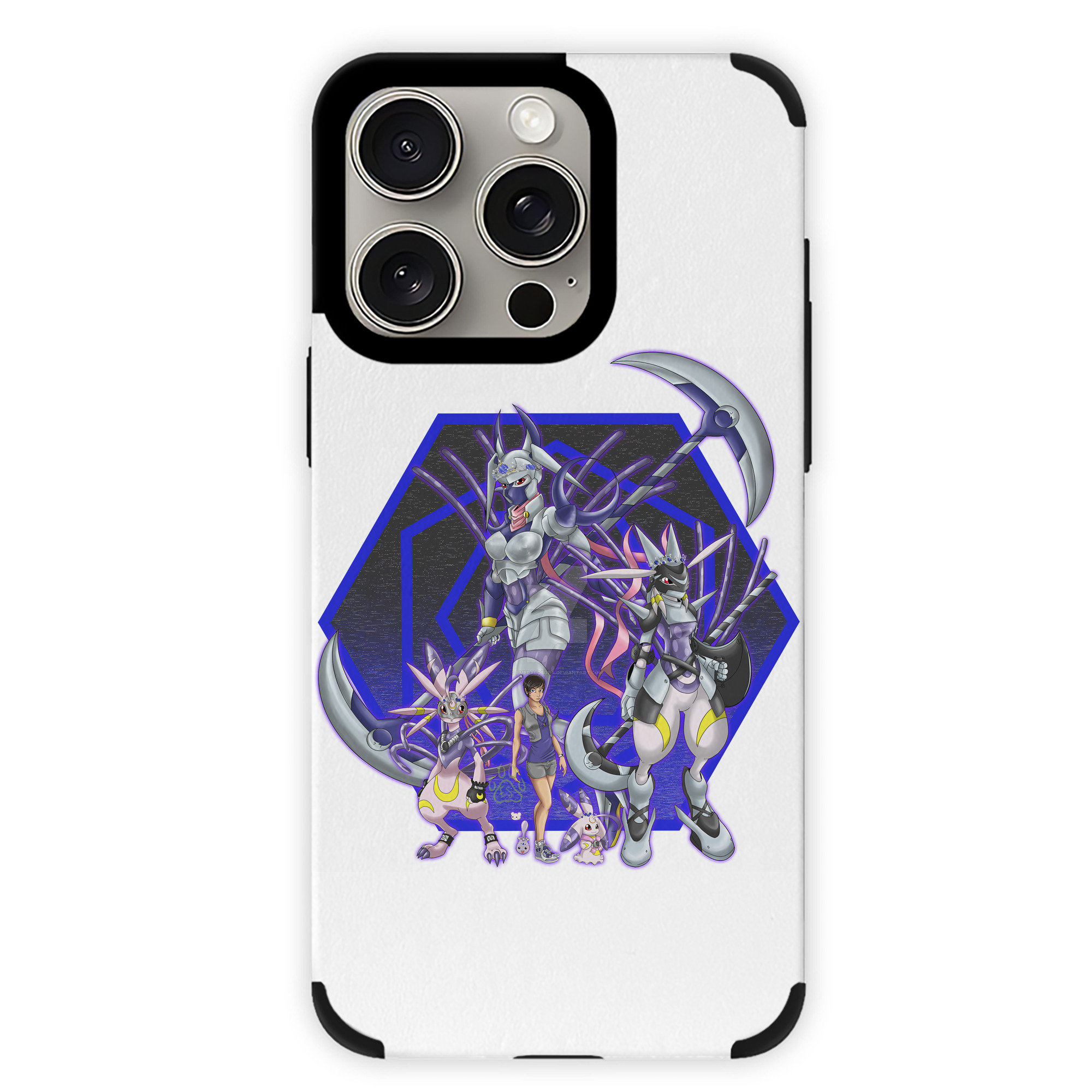 （画像用） Digimon デジタルモンスター/デジモン 【iPhone15ProMax対応】 PUレザー スマホケース 耐衝撃＆黄変防止