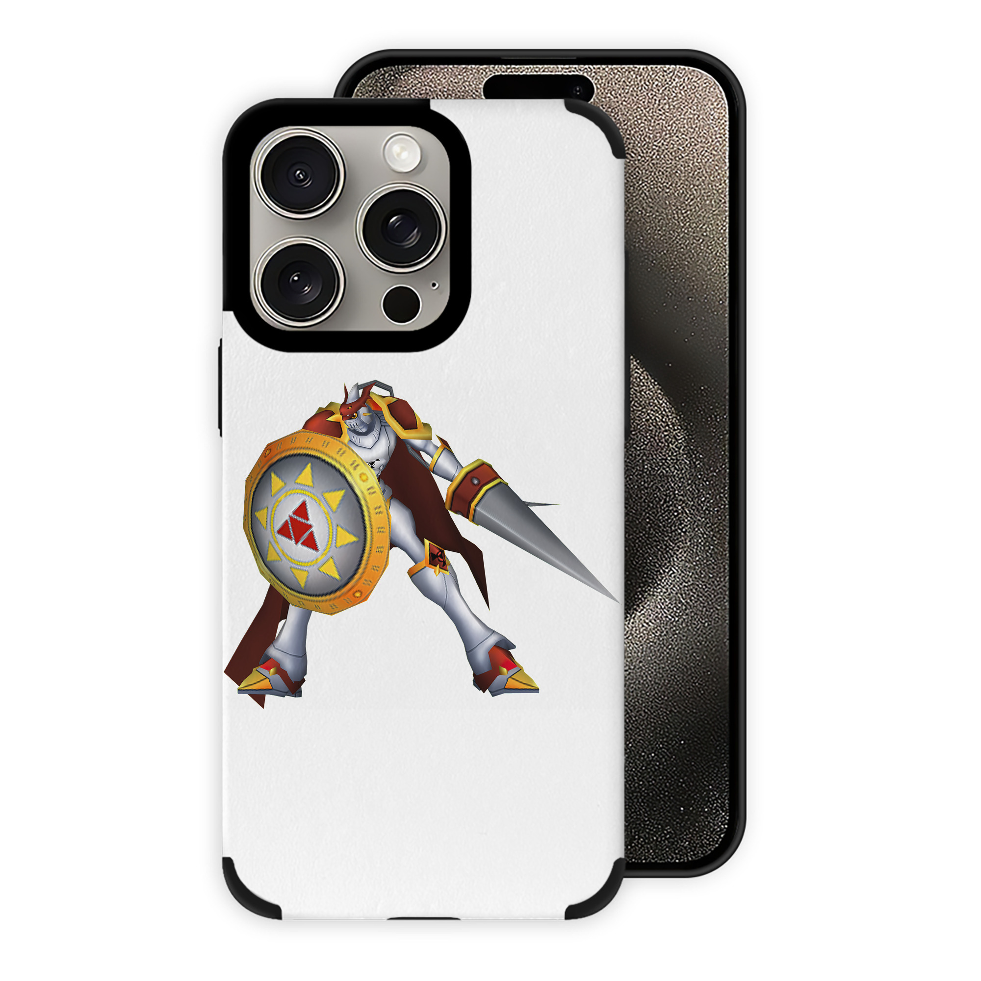（画像用） Digimon デジタルモンスター/デジモン 【iPhone15ProMax対応】 PUレザー スマホケース 耐衝撃＆黄変防止