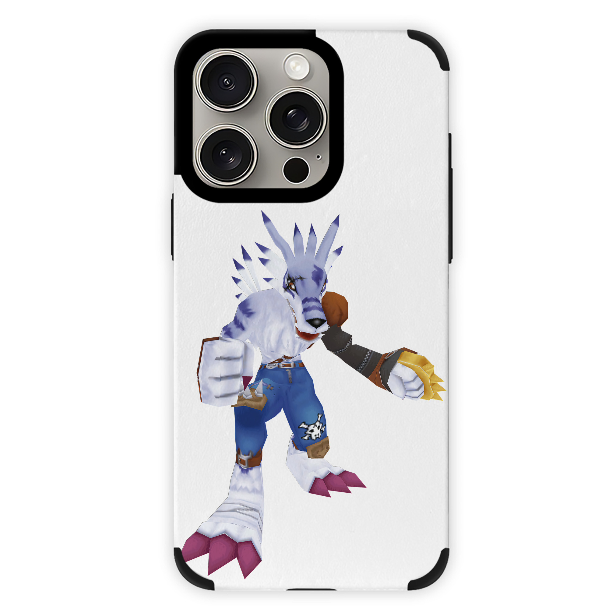 （画像用） Digimon デジタルモンスター/デジモン 【iPhone15ProMax対応】 PUレザー スマホケース 耐衝撃＆黄変防止