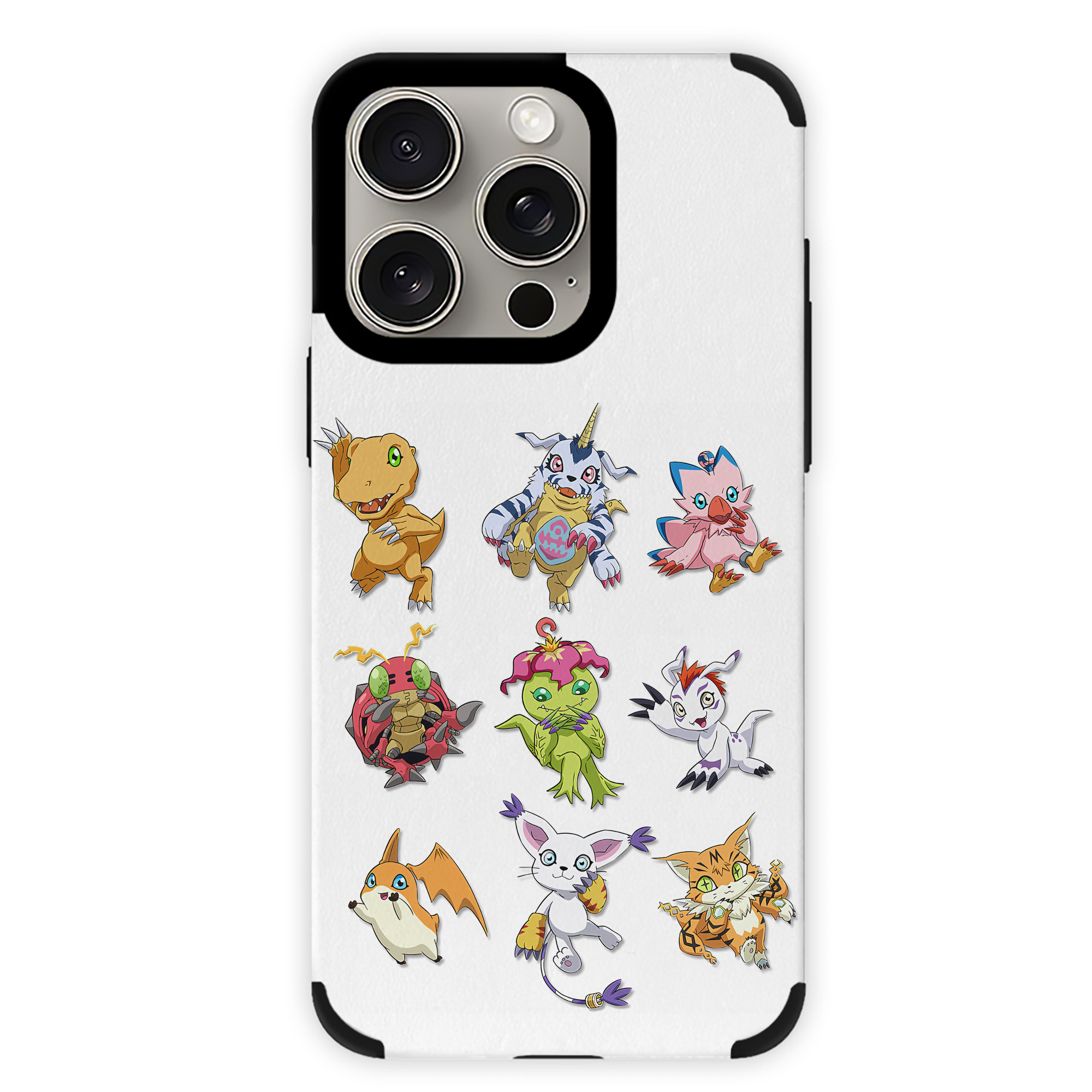 （画像用） Digimon デジタルモンスター/デジモン 【iPhone15ProMax対応】 PUレザー スマホケース 耐衝撃＆黄変防止