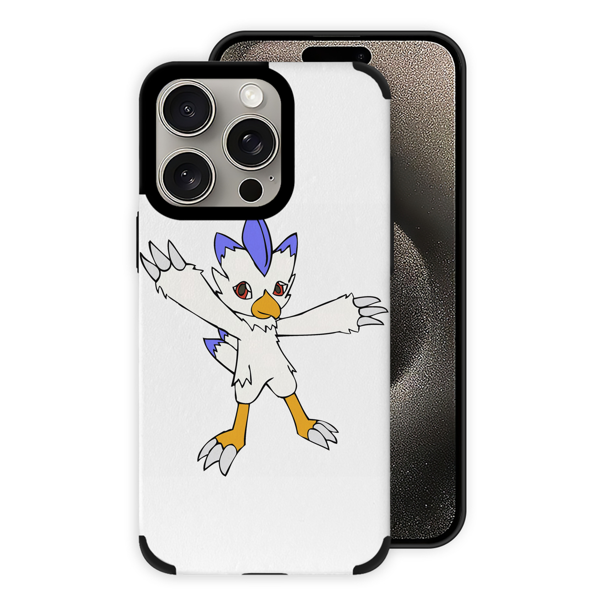 （画像用） Digimon デジタルモンスター/デジモン 【iPhone15ProMax対応】 PUレザー スマホケース 耐衝撃＆黄変防止