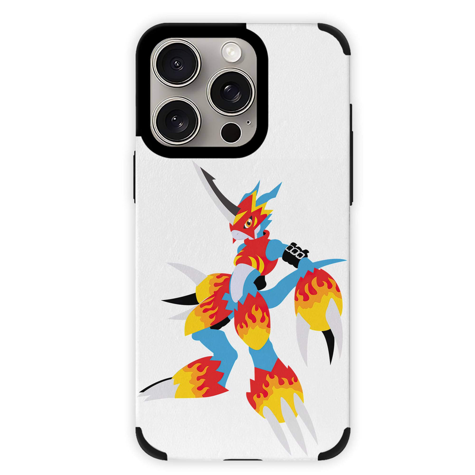 （画像用） Digimon デジタルモンスター/デジモン 【iPhone15ProMax対応】 PUレザー スマホケース 耐衝撃＆黄変防止