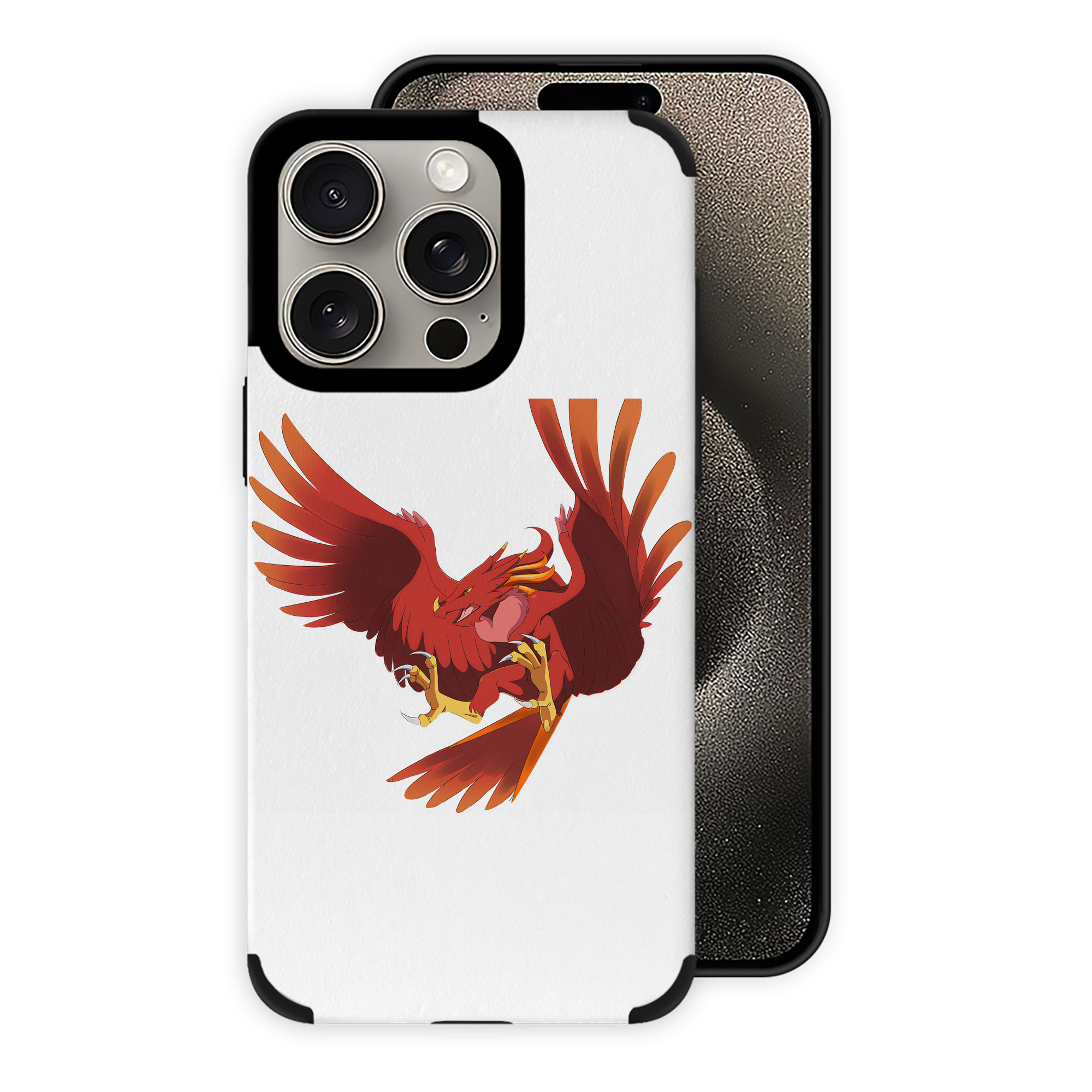 （画像用） Digimon デジタルモンスター/デジモン 【iPhone15ProMax対応】 PUレザー スマホケース 耐衝撃＆黄変防止