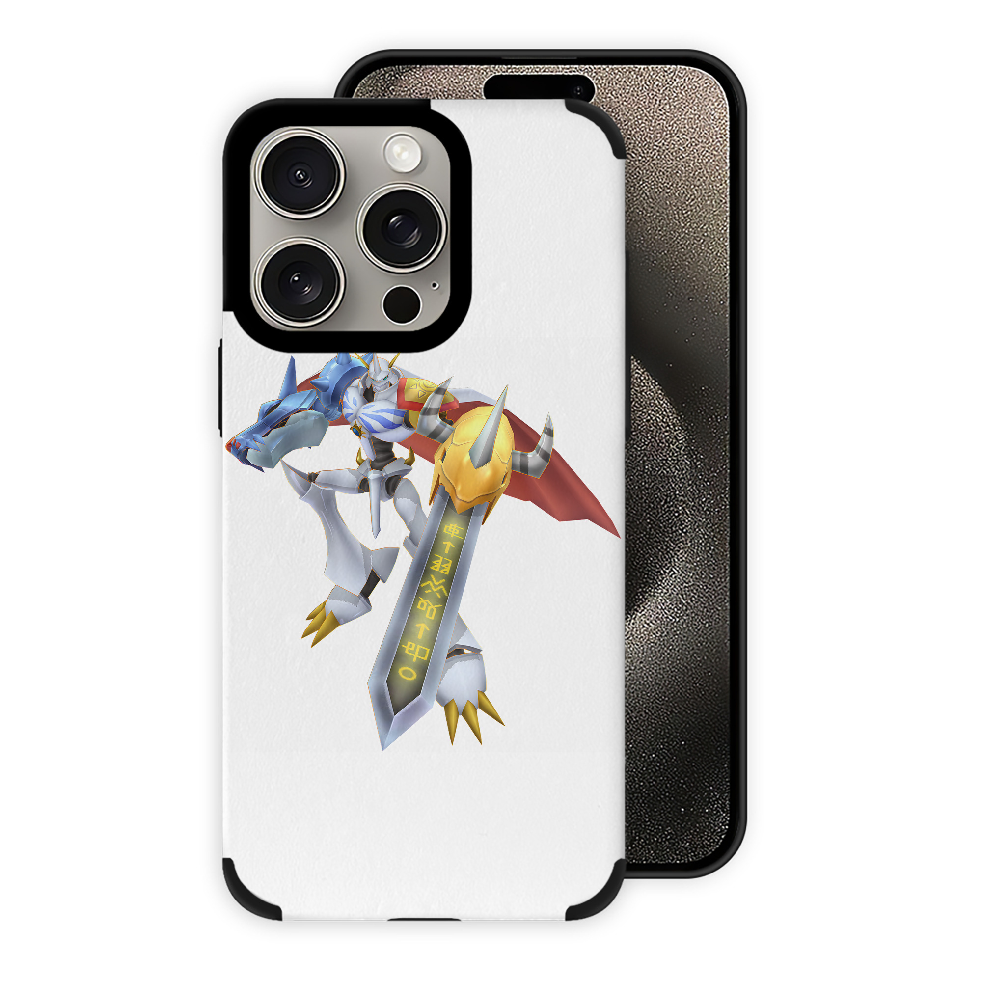 （画像用） Digimon デジタルモンスター/デジモン 【iPhone15ProMax対応】 PUレザー スマホケース 耐衝撃＆黄変防止