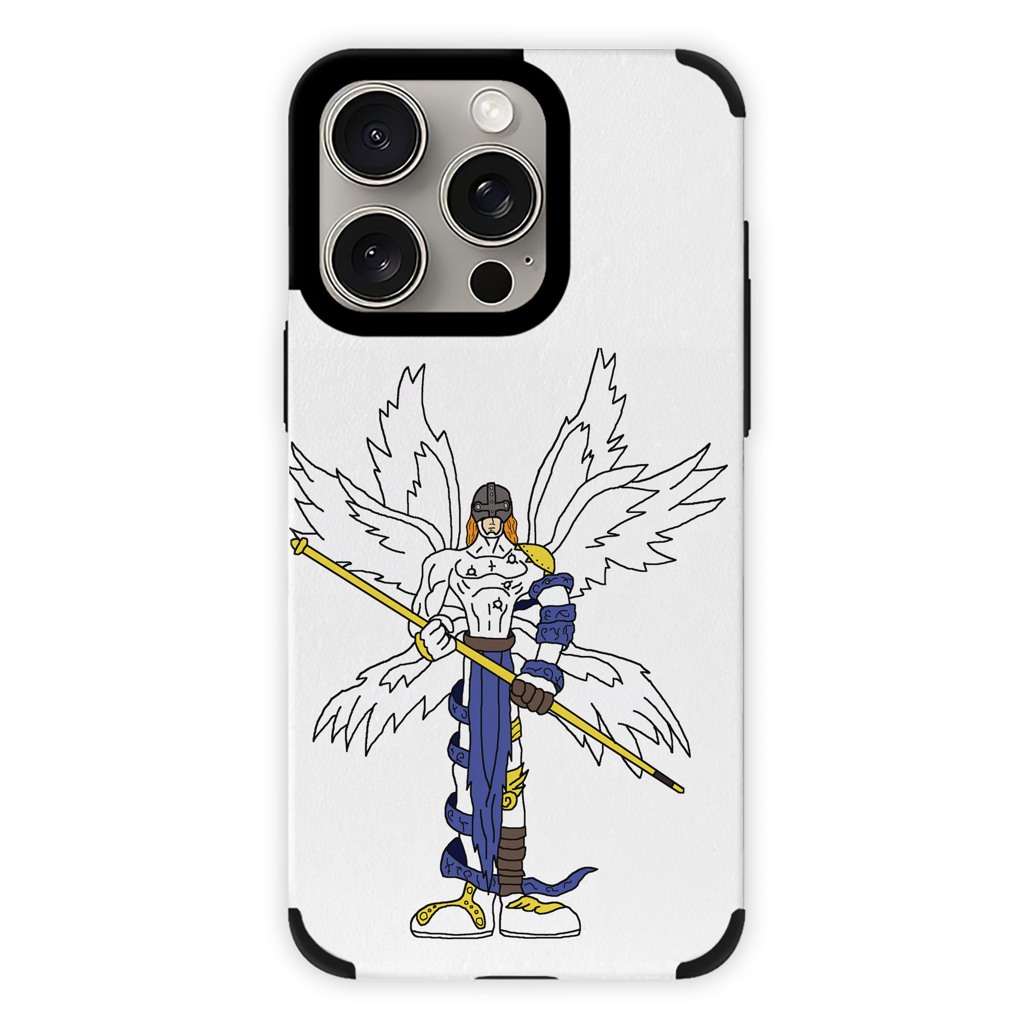 （画像用） Digimon デジタルモンスター/デジモン 【iPhone15ProMax対応】 PUレザー スマホケース 耐衝撃＆黄変防止