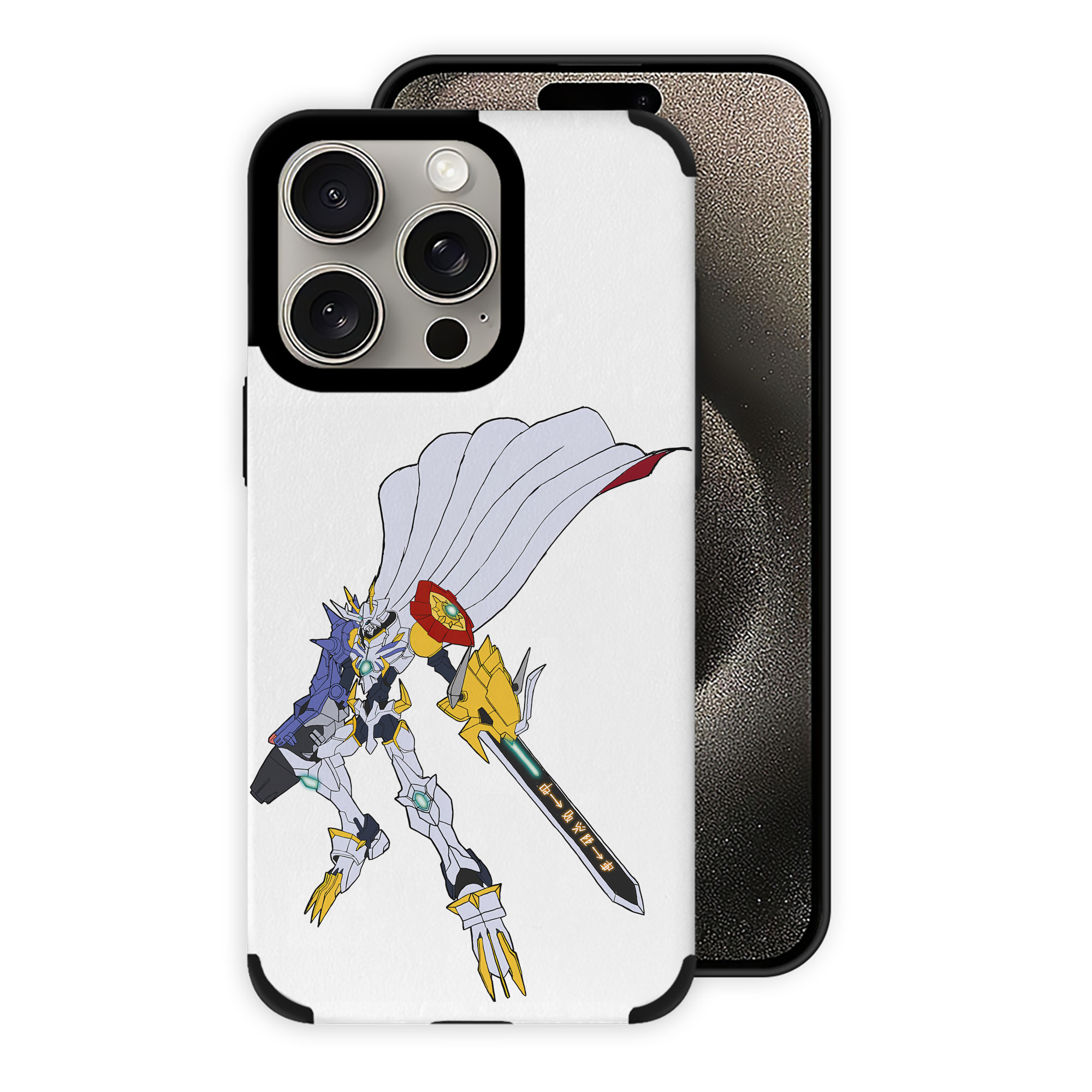 （画像用） Digimon デジタルモンスター/デジモン 【iPhone15ProMax対応】 PUレザー スマホケース 耐衝撃＆黄変防止