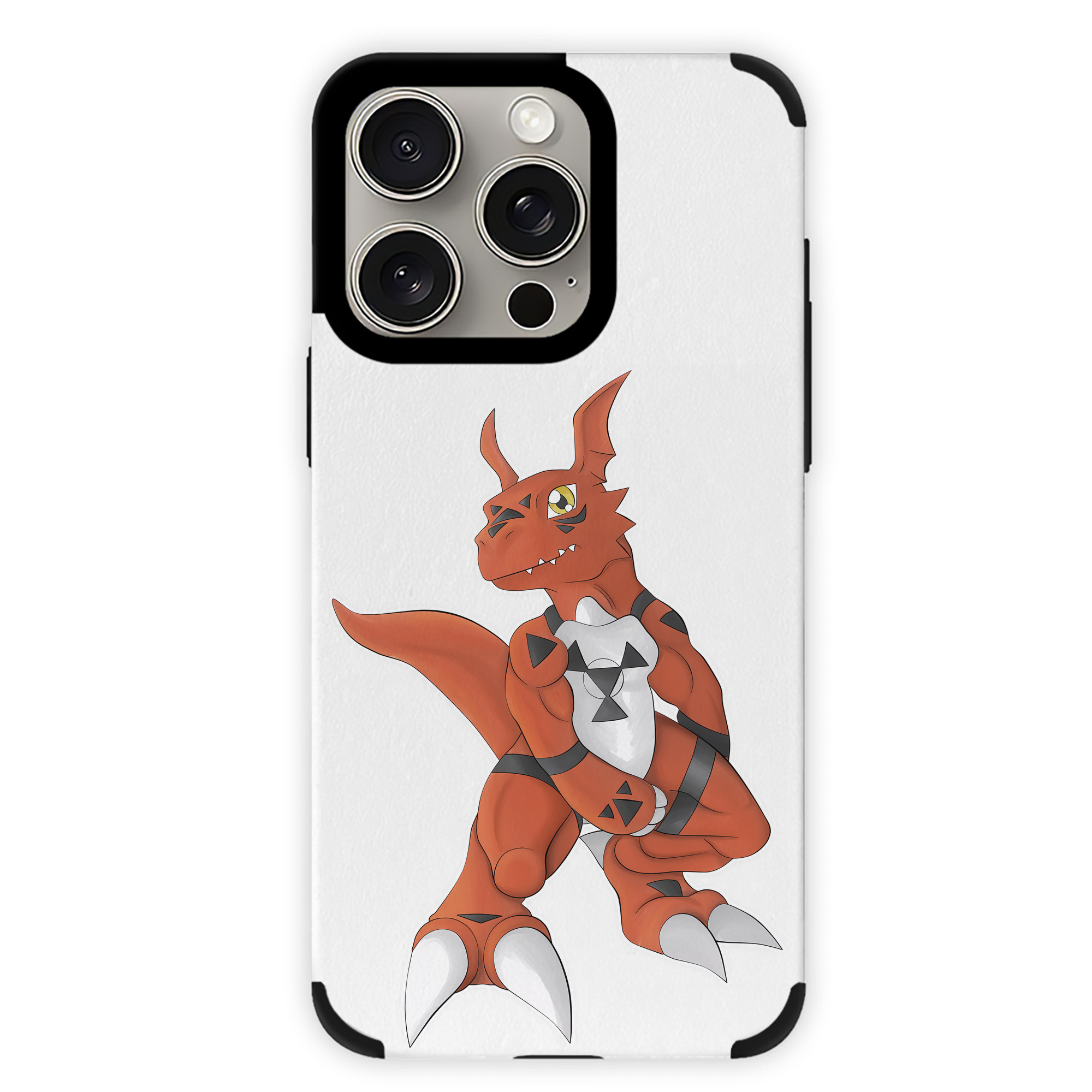 （画像用） Digimon デジタルモンスター/デジモン 【iPhone15ProMax対応】 PUレザー スマホケース 耐衝撃＆黄変防止
