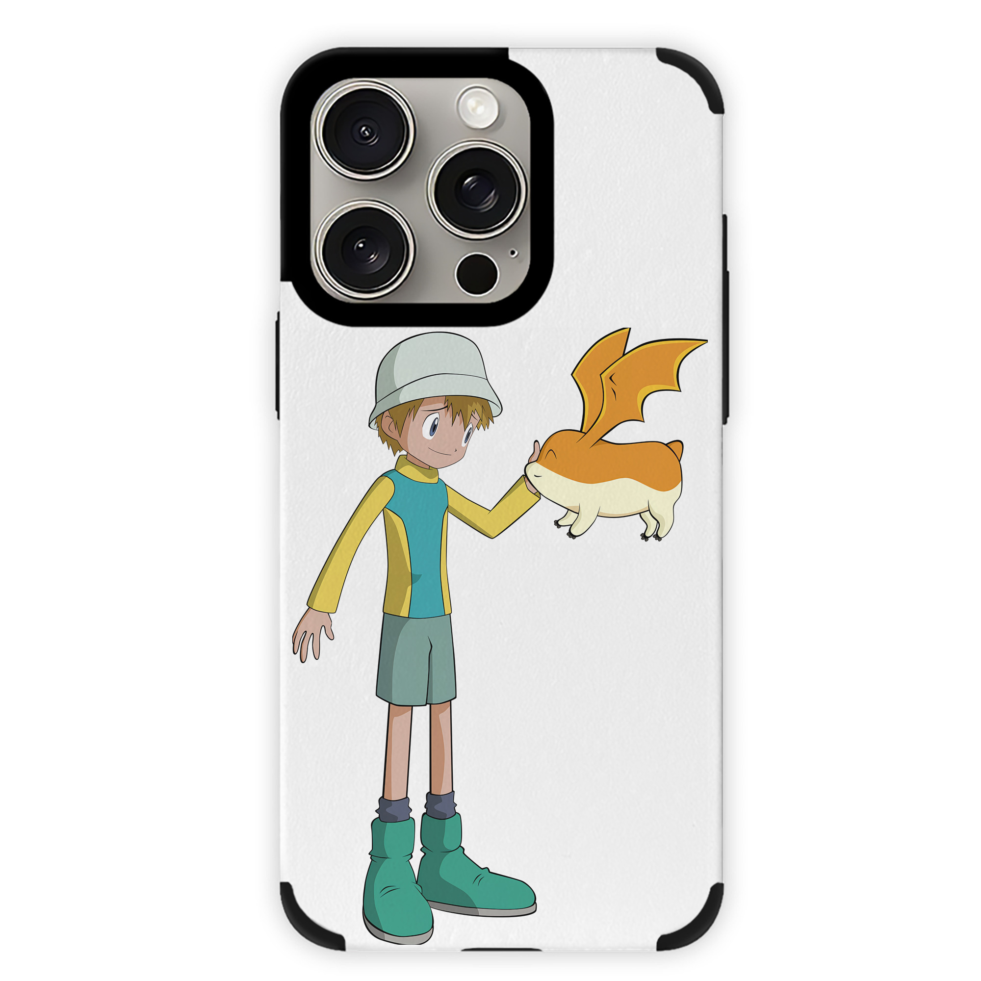 （画像用） Digimon デジタルモンスター/デジモン 【iPhone15ProMax対応】 PUレザー スマホケース 耐衝撃＆黄変防止