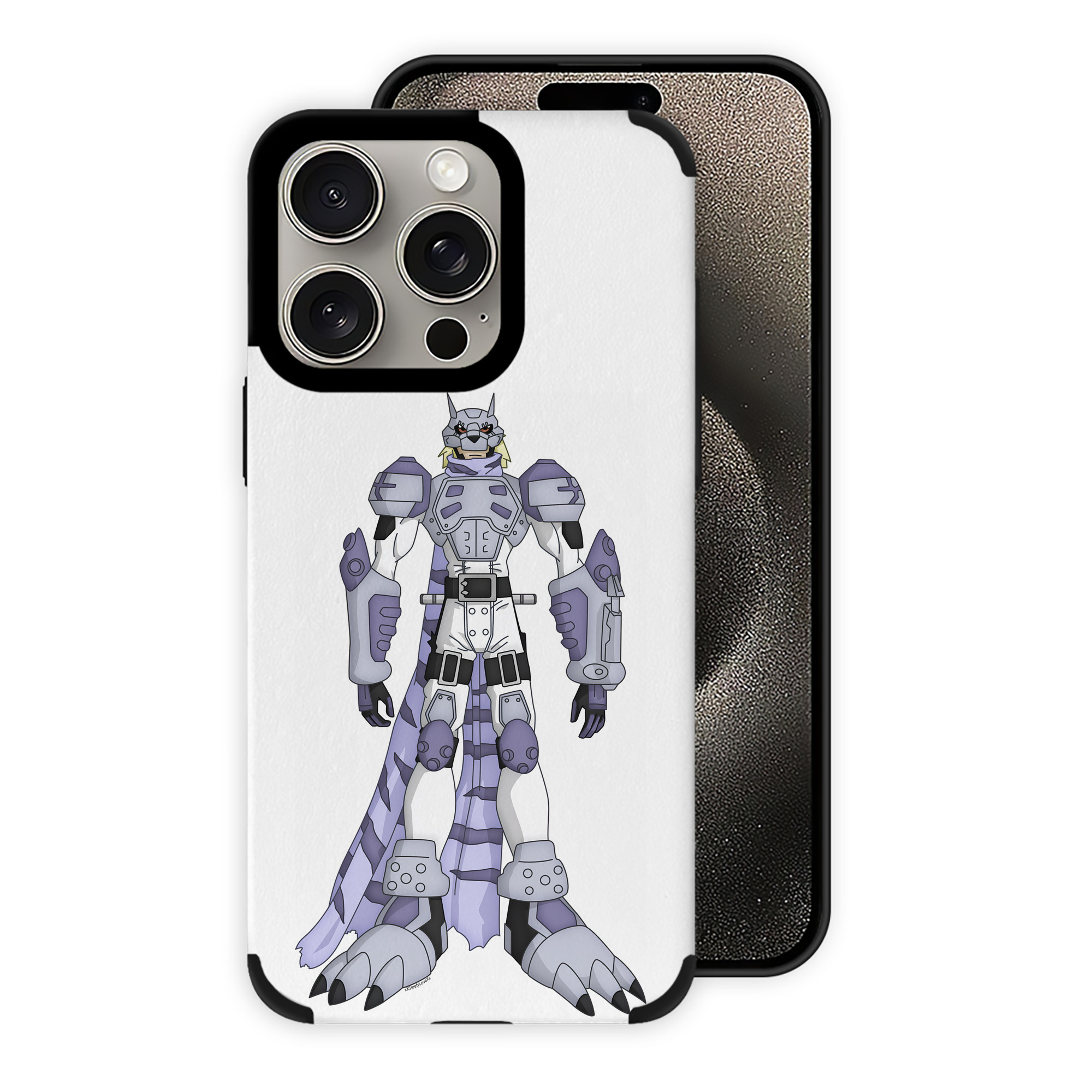 （画像用） Digimon デジタルモンスター/デジモン 【iPhone15ProMax対応】 PUレザー スマホケース 耐衝撃＆黄変防止