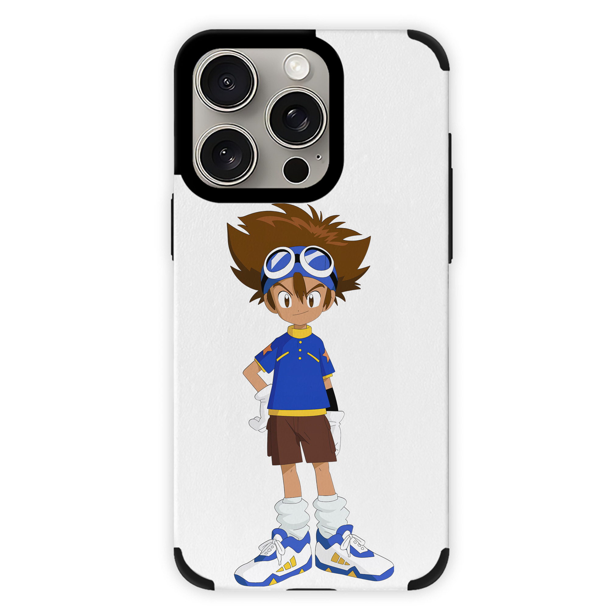 （画像用） Digimon デジタルモンスター/デジモン 【iPhone15ProMax対応】 PUレザー スマホケース 耐衝撃＆黄変防止