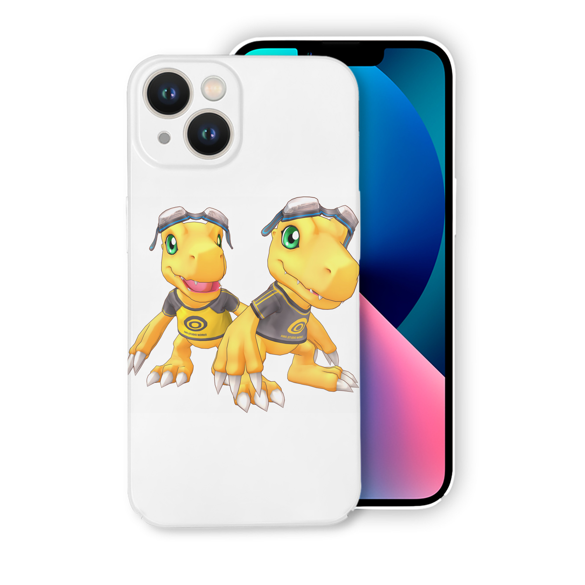 （画像用） Digimon デジタルモンスター/デジモン 【iPhone 14シリーズ対応】ハードケース
