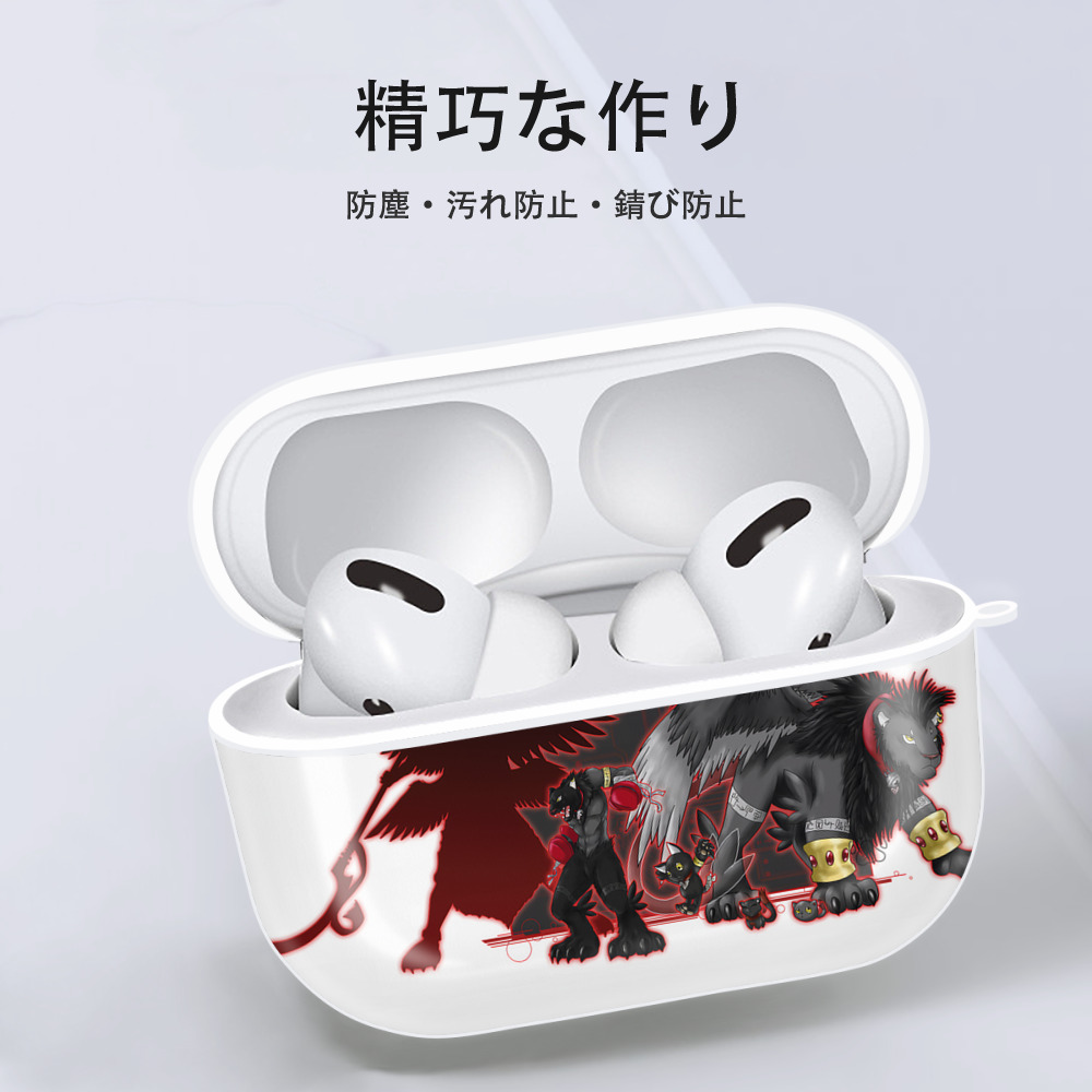 Digimon デジタルモンスター/デジモン 【AirPods Pro用】ハードシェル保護ケース 耐衝撃・防指紋・カラビナ付き商品仕様