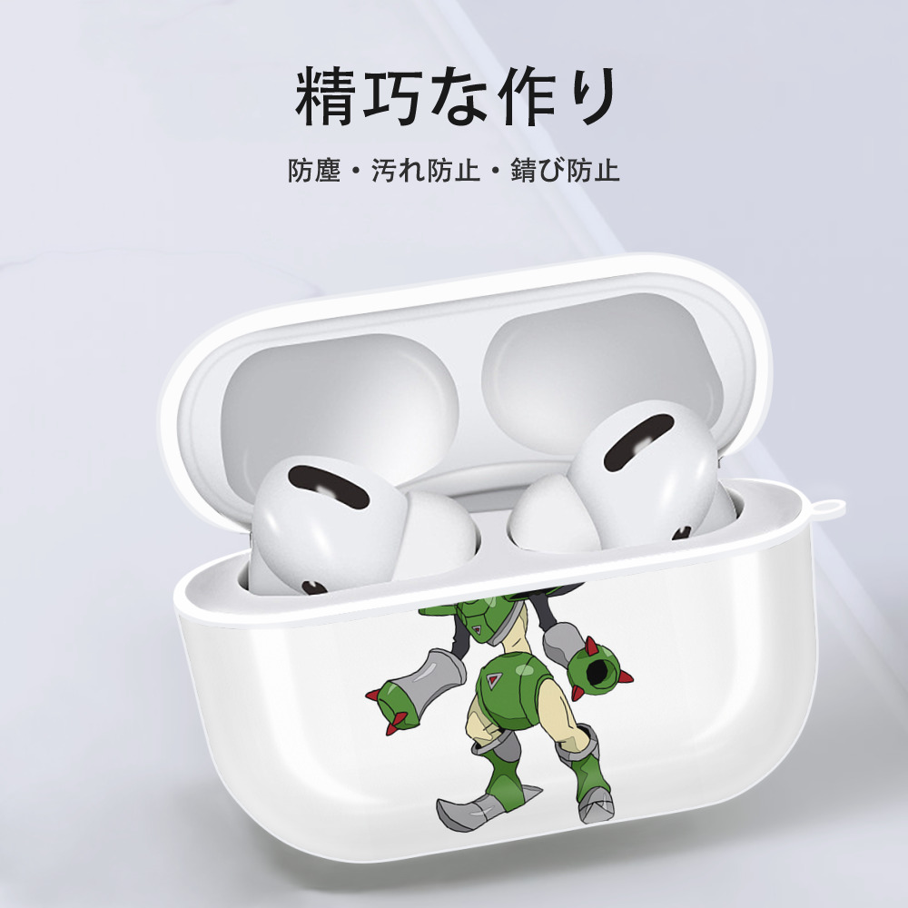 Digimon デジタルモンスター/デジモン 【AirPods Pro用】ハードシェル保護ケース 耐衝撃・防指紋・カラビナ付き商品仕様