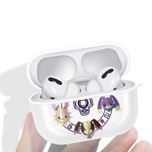 Digimon デジタルモンスター/デジモン 【AirPods Pro用】ハードシェル保護ケース 耐衝撃・防指紋・カラビナ付き商品仕様