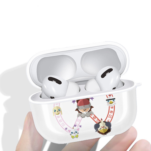 Digimon デジタルモンスター/デジモン 【AirPods Pro用】ハードシェル保護ケース 耐衝撃・防指紋・カラビナ付き商品仕様