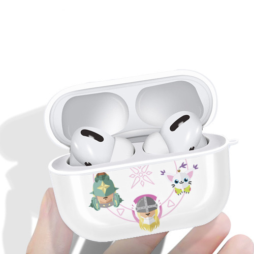 Digimon デジタルモンスター/デジモン 【AirPods Pro用】ハードシェル保護ケース 耐衝撃・防指紋・カラビナ付き商品仕様