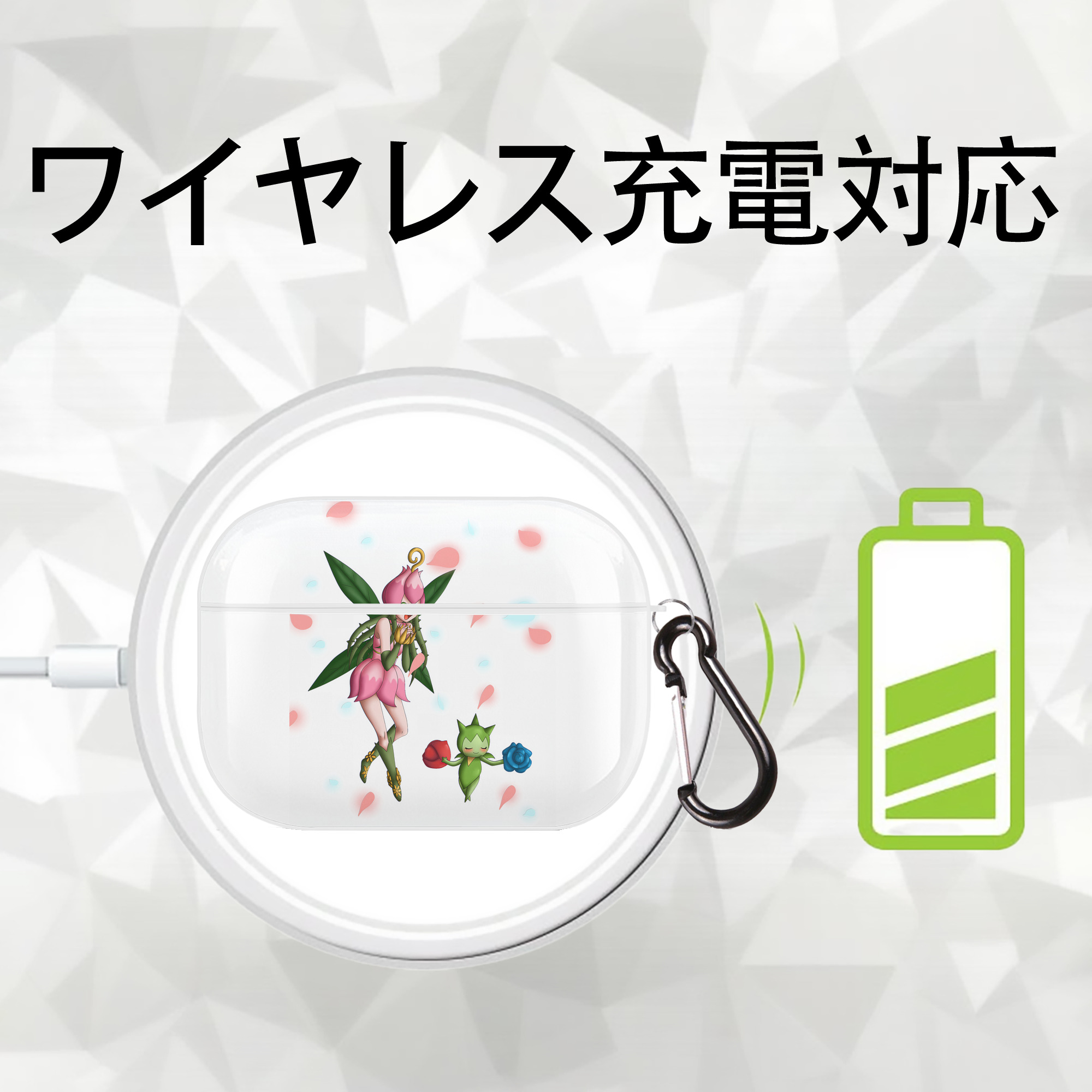 Digimon デジタルモンスター/デジモン 【AirPods Pro用】ハードシェル保護ケース 耐衝撃・防指紋・カラビナ付き商品仕様