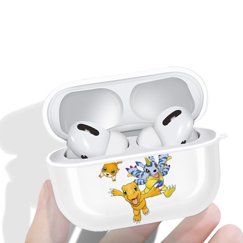 Digimon デジタルモンスター/デジモン 【AirPods Pro用】ハードシェル保護ケース 耐衝撃・防指紋・カラビナ付き商品仕様