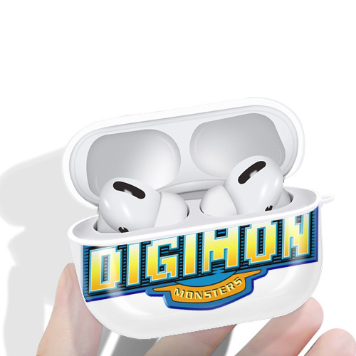 Digimon デジタルモンスター/デジモン 【AirPods Pro用】ハードシェル保護ケース 耐衝撃・防指紋・カラビナ付き商品仕様
