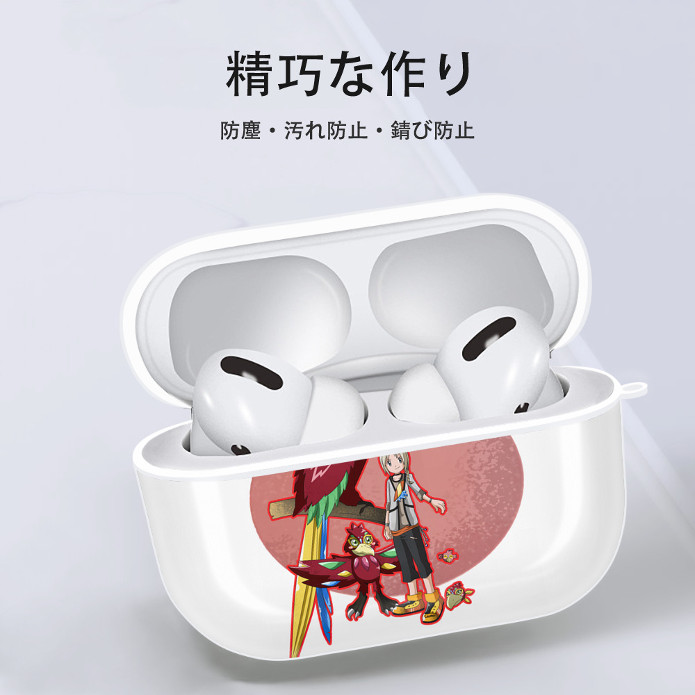 Digimon デジタルモンスター/デジモン 【AirPods Pro用】ハードシェル保護ケース 耐衝撃・防指紋・カラビナ付き商品仕様