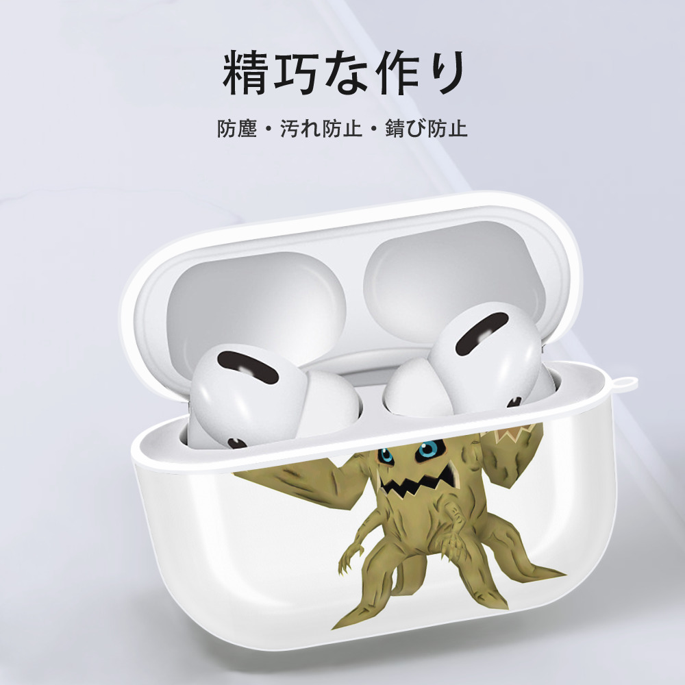 Digimon デジタルモンスター/デジモン 【AirPods Pro用】ハードシェル保護ケース 耐衝撃・防指紋・カラビナ付き商品仕様