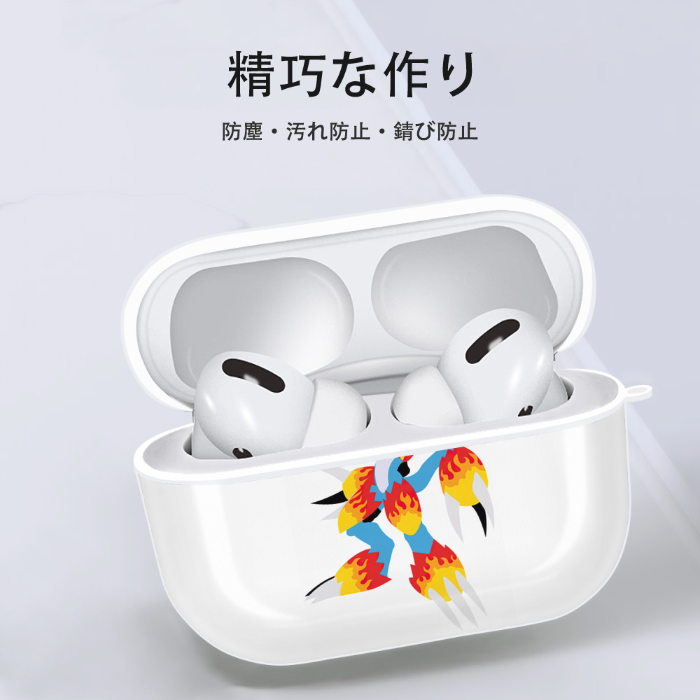 Digimon デジタルモンスター/デジモン 【AirPods Pro用】ハードシェル保護ケース 耐衝撃・防指紋・カラビナ付き商品仕様