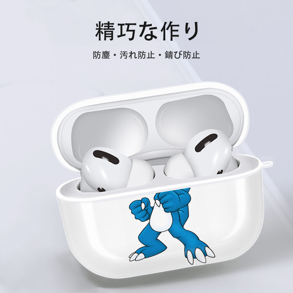 Digimon デジタルモンスター/デジモン 【AirPods Pro用】ハードシェル保護ケース 耐衝撃・防指紋・カラビナ付き商品仕様