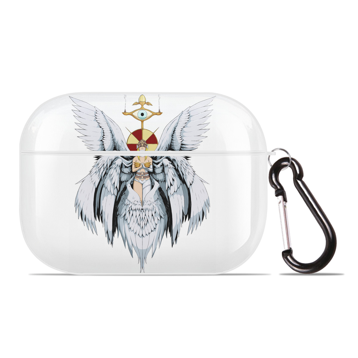 （画像用） Digimon デジタルモンスター/デジモン 【AirPods Pro用】ハードシェル保護ケース 耐衝撃・防指紋・カラビナ付き商品仕様
