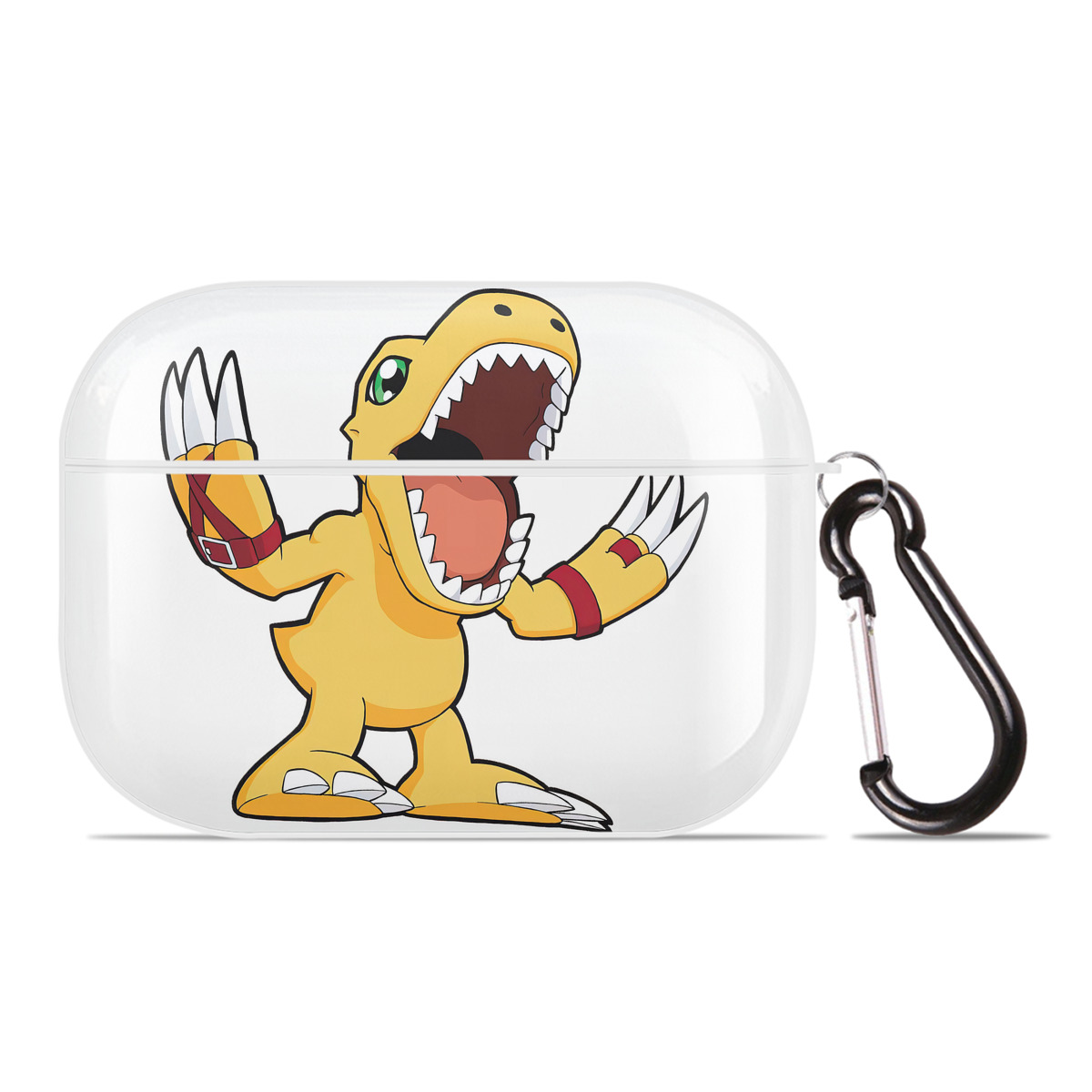 （画像用） Digimon デジタルモンスター/デジモン 【AirPods Pro用】ハードシェル保護ケース 耐衝撃・防指紋・カラビナ付き商品仕様