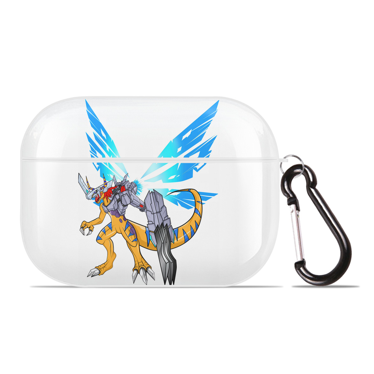 （画像用） Digimon デジタルモンスター/デジモン 【AirPods Pro用】ハードシェル保護ケース 耐衝撃・防指紋・カラビナ付き商品仕様