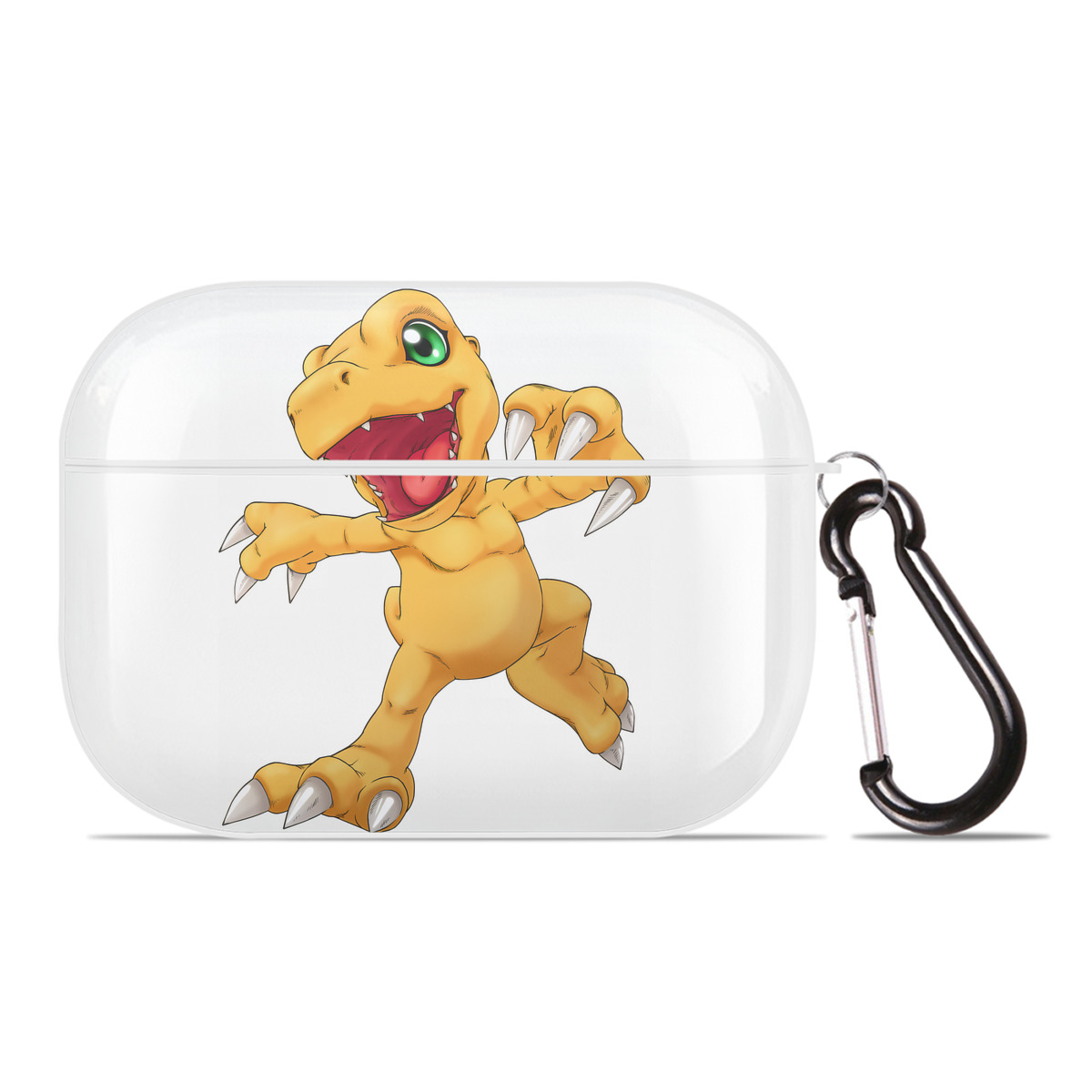 （画像用） Digimon デジタルモンスター/デジモン 【AirPods Pro用】ハードシェル保護ケース 耐衝撃・防指紋・カラビナ付き商品仕様