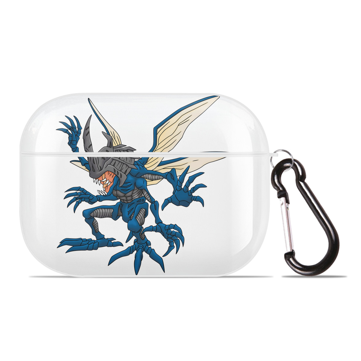 （画像用） Digimon デジタルモンスター/デジモン 【AirPods Pro用】ハードシェル保護ケース 耐衝撃・防指紋・カラビナ付き商品仕様