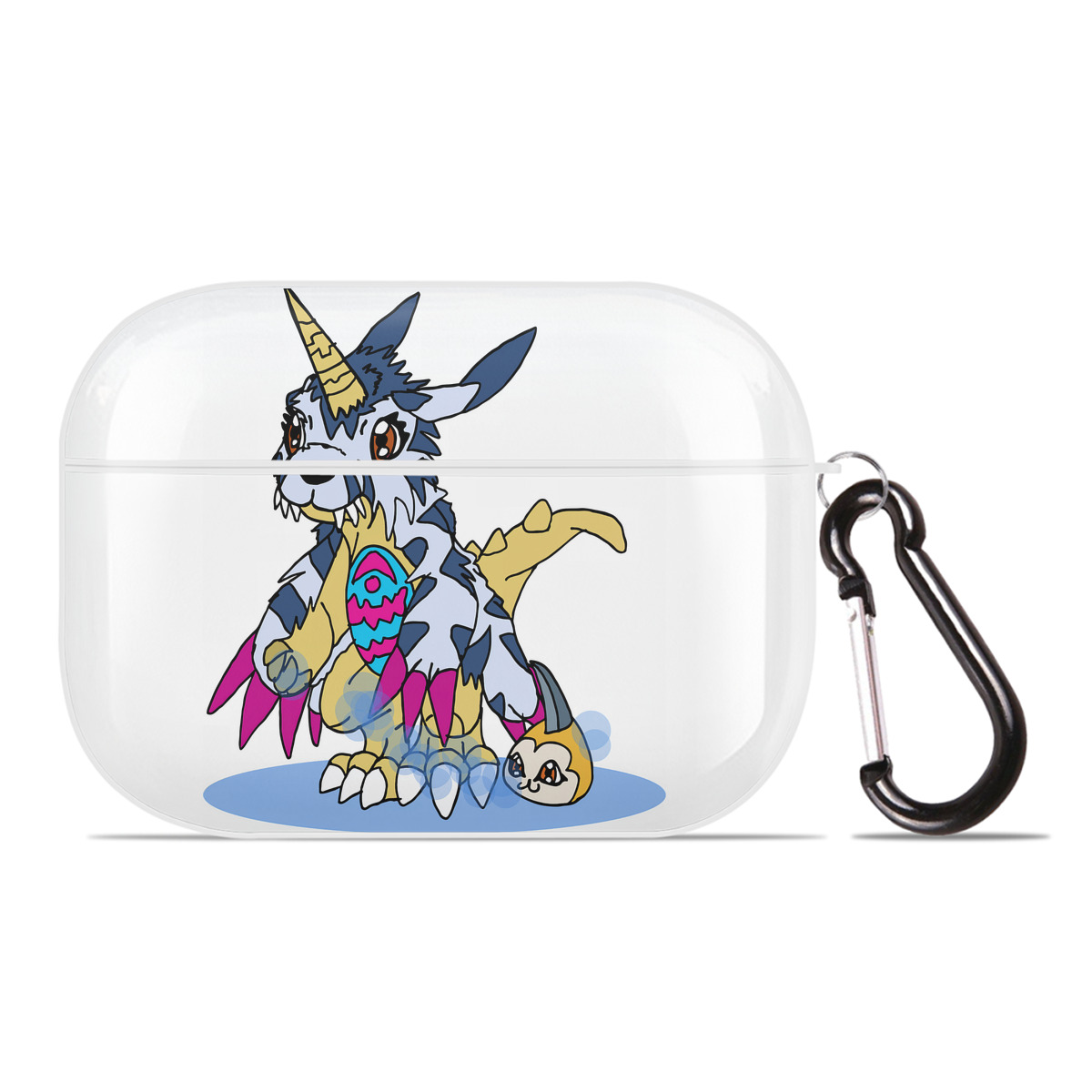（画像用） Digimon デジタルモンスター/デジモン 【AirPods Pro用】ハードシェル保護ケース 耐衝撃・防指紋・カラビナ付き商品仕様