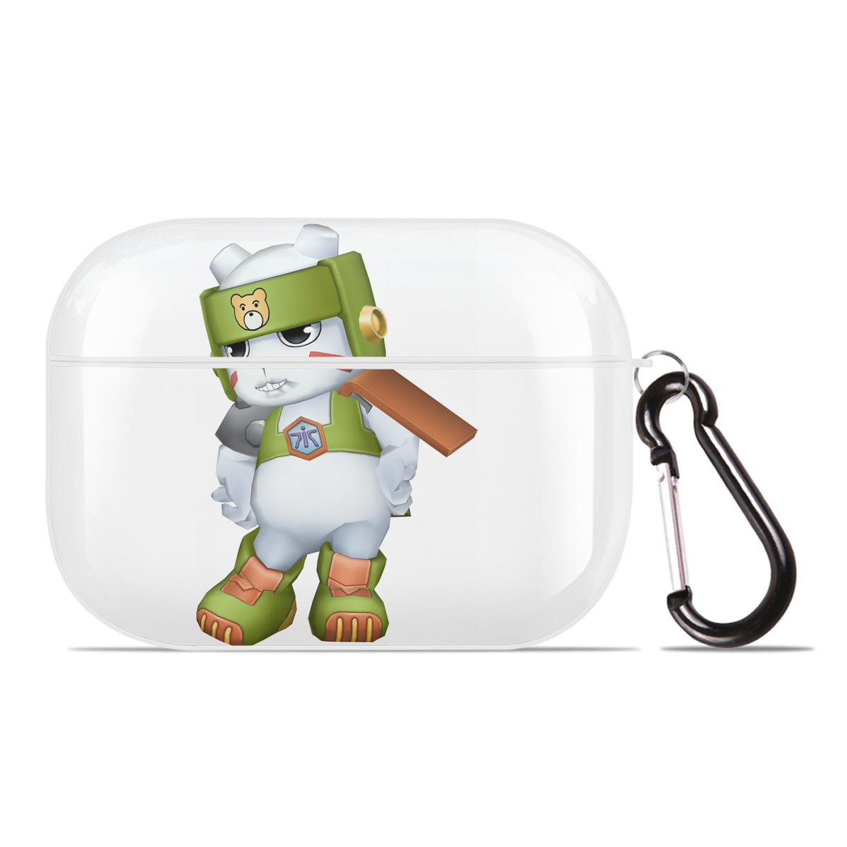 （画像用） Digimon デジタルモンスター/デジモン 【AirPods Pro用】ハードシェル保護ケース 耐衝撃・防指紋・カラビナ付き商品仕様