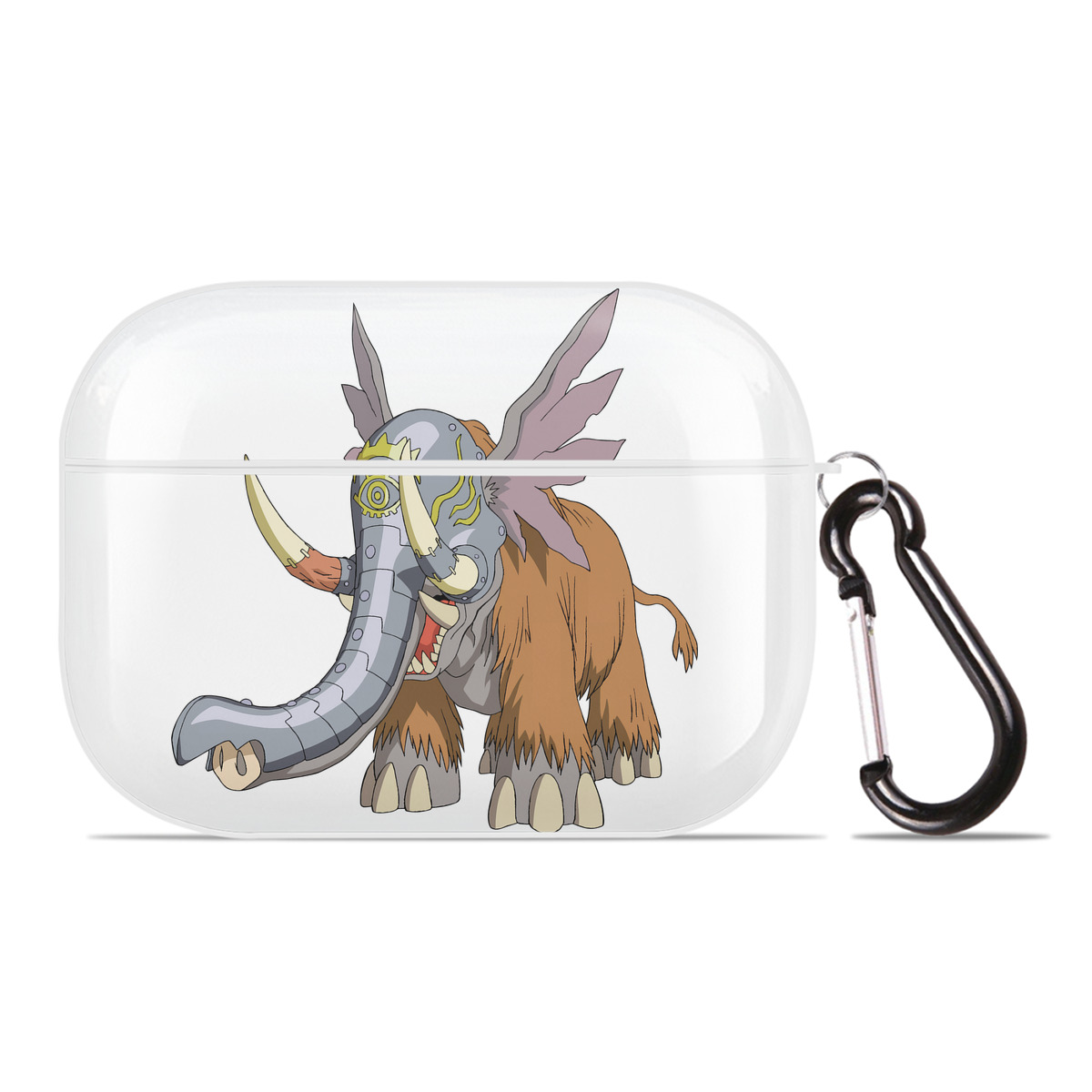 （画像用） Digimon デジタルモンスター/デジモン 【AirPods Pro用】ハードシェル保護ケース 耐衝撃・防指紋・カラビナ付き商品仕様