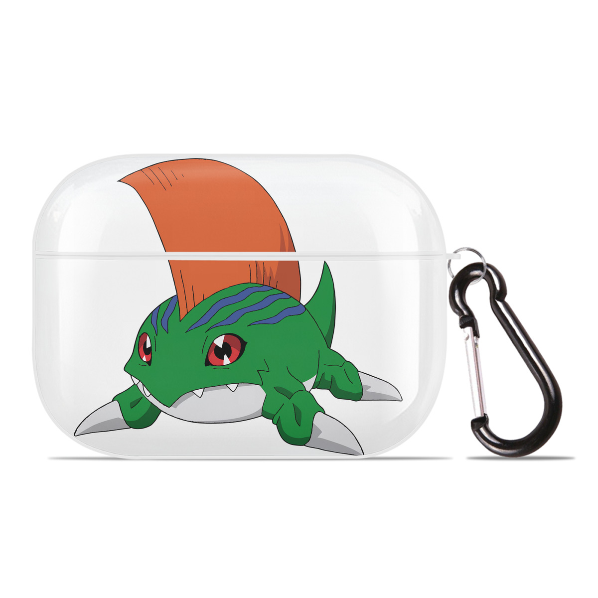 （画像用） Digimon デジタルモンスター/デジモン 【AirPods Pro用】ハードシェル保護ケース 耐衝撃・防指紋・カラビナ付き商品仕様