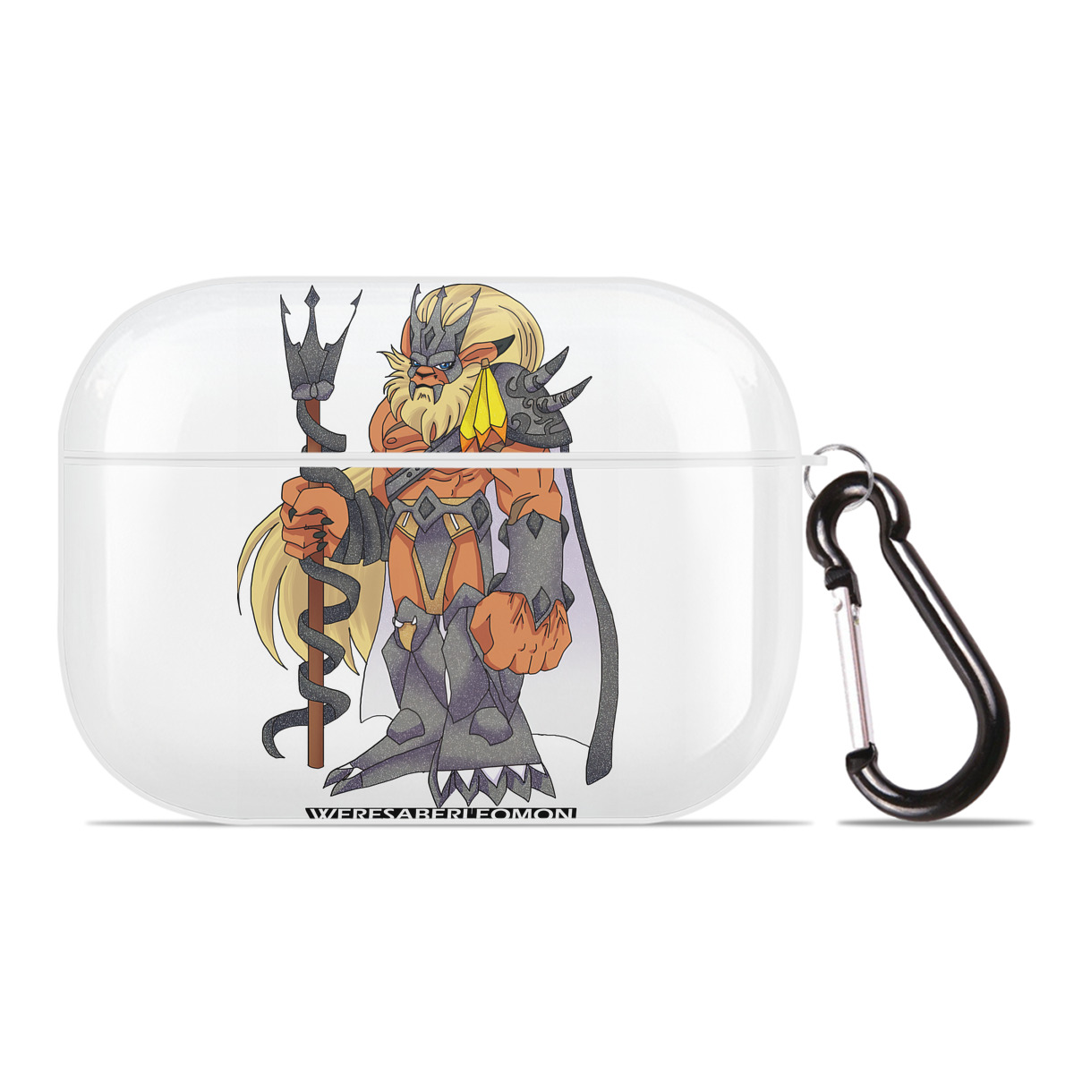 （画像用） Digimon デジタルモンスター/デジモン 【AirPods Pro用】ハードシェル保護ケース 耐衝撃・防指紋・カラビナ付き商品仕様