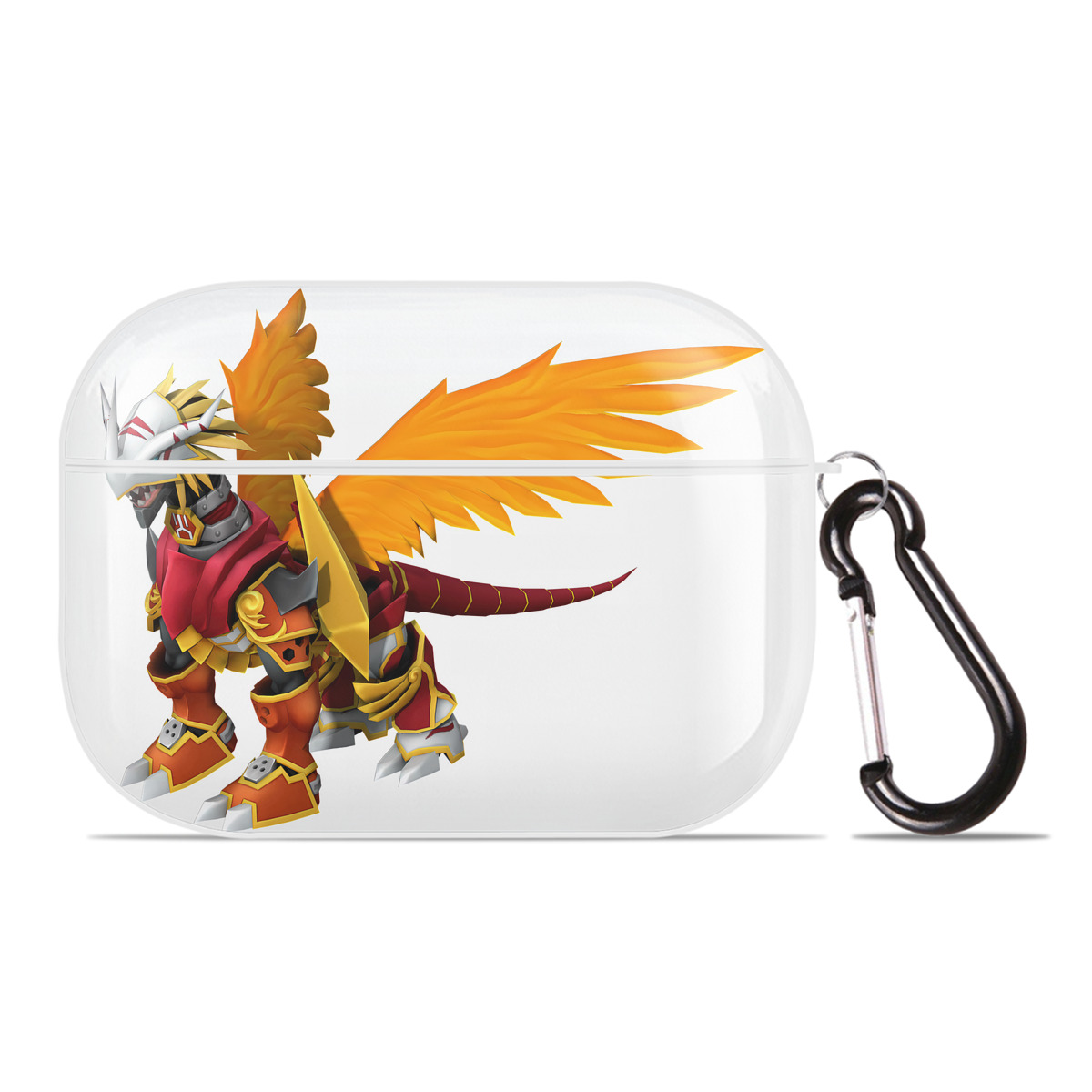 （画像用） Digimon デジタルモンスター/デジモン 【AirPods Pro用】ハードシェル保護ケース 耐衝撃・防指紋・カラビナ付き商品仕様