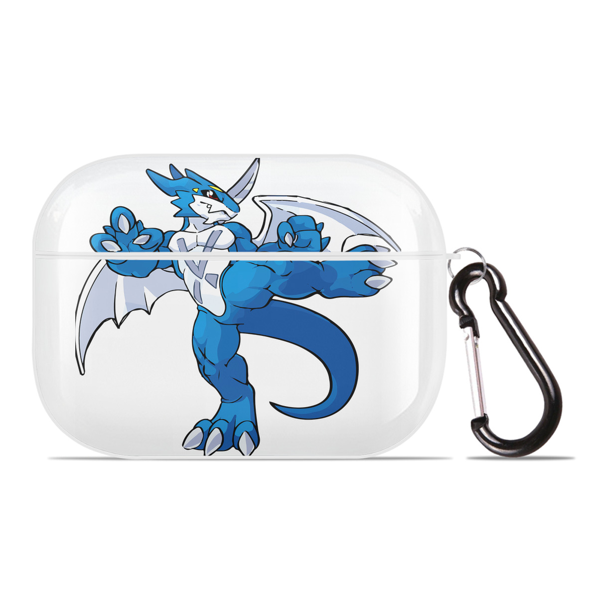 （画像用） Digimon デジタルモンスター/デジモン 【AirPods Pro用】ハードシェル保護ケース 耐衝撃・防指紋・カラビナ付き商品仕様