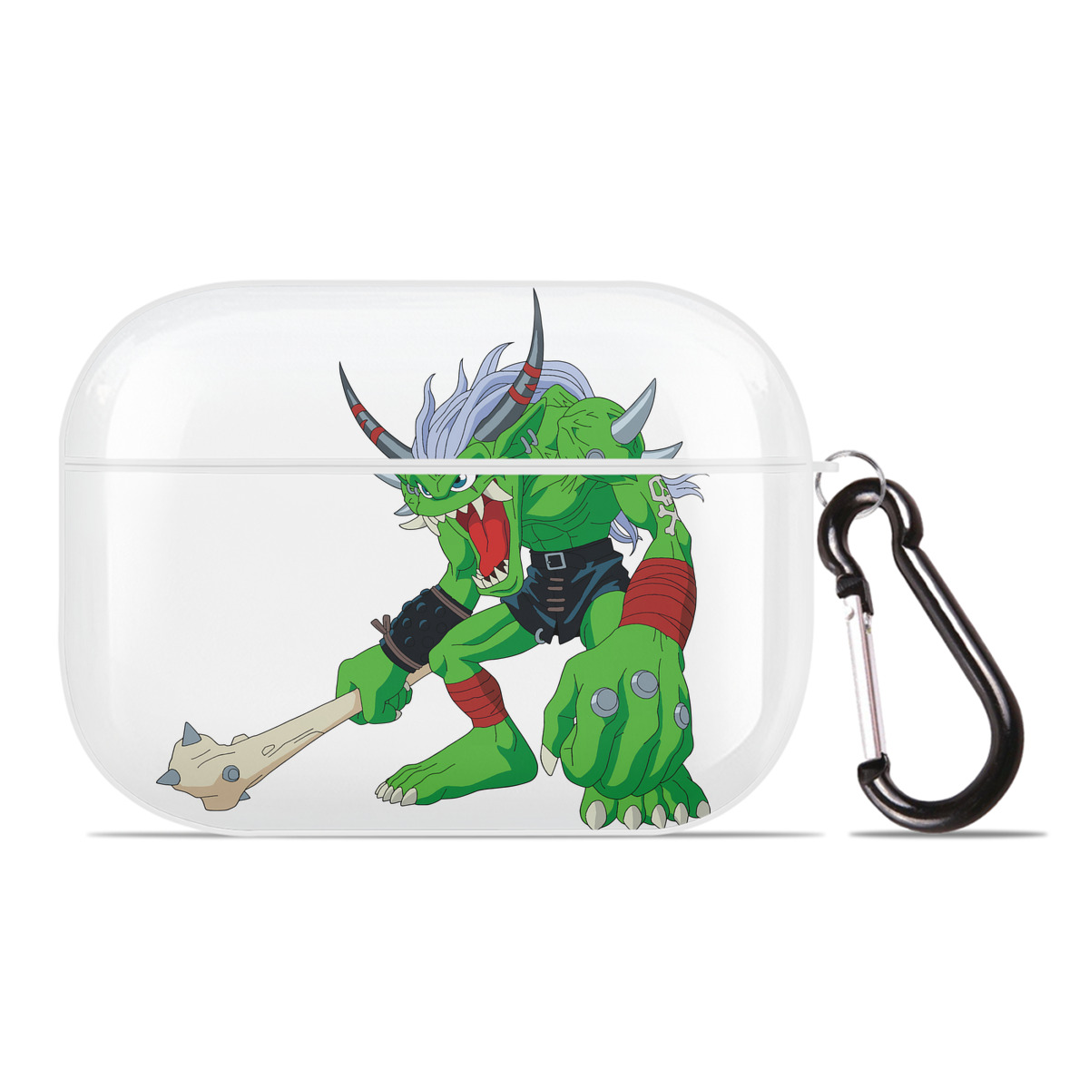 （画像用） Digimon デジタルモンスター/デジモン 【AirPods Pro用】ハードシェル保護ケース 耐衝撃・防指紋・カラビナ付き商品仕様