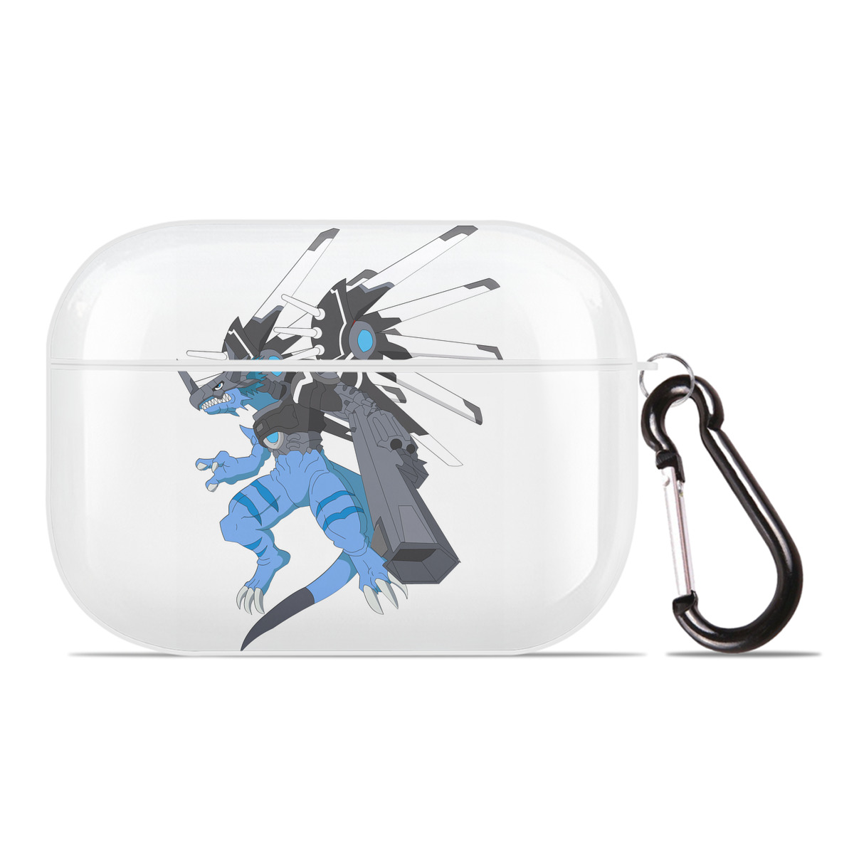 （画像用） Digimon デジタルモンスター/デジモン 【AirPods Pro用】ハードシェル保護ケース 耐衝撃・防指紋・カラビナ付き商品仕様