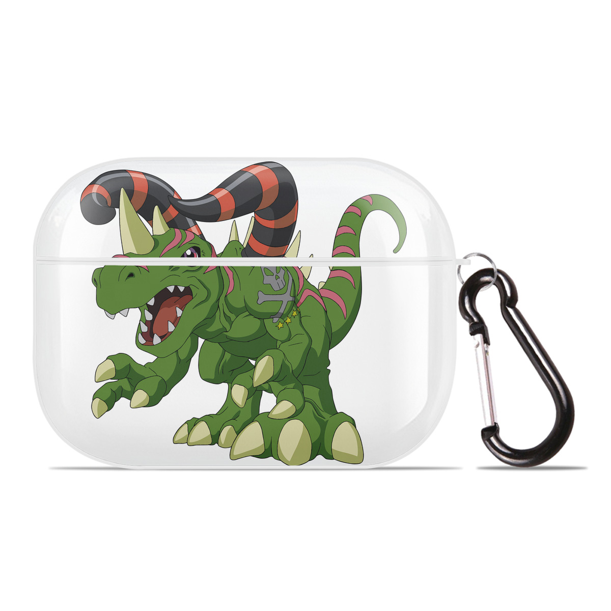 （画像用） Digimon デジタルモンスター/デジモン 【AirPods Pro用】ハードシェル保護ケース 耐衝撃・防指紋・カラビナ付き商品仕様