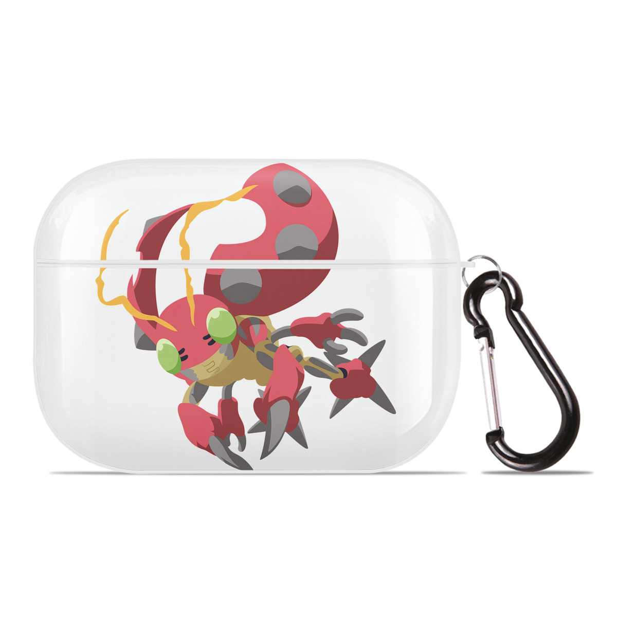 （画像用） Digimon デジタルモンスター/デジモン 【AirPods Pro用】ハードシェル保護ケース 耐衝撃・防指紋・カラビナ付き商品仕様