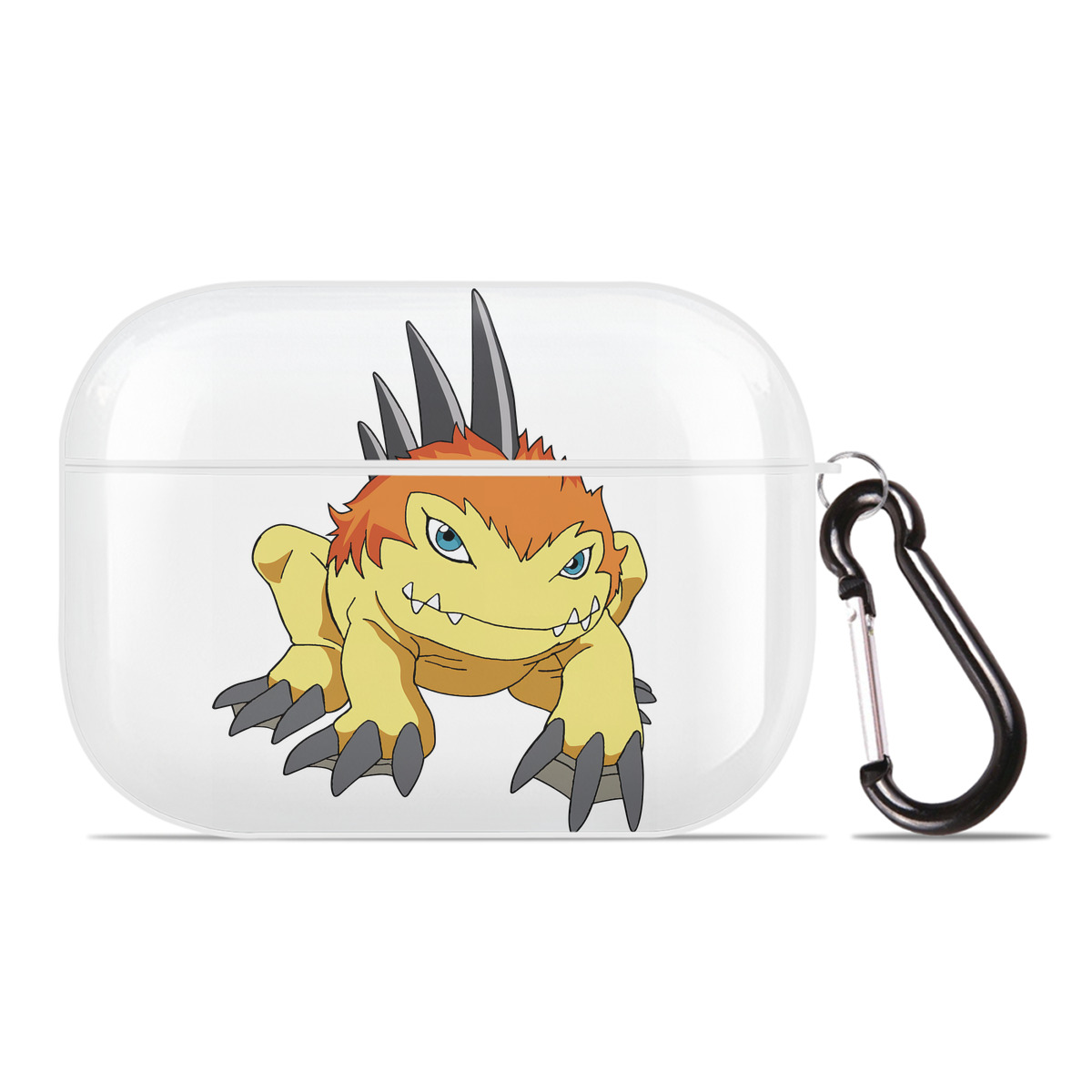 （画像用） Digimon デジタルモンスター/デジモン 【AirPods Pro用】ハードシェル保護ケース 耐衝撃・防指紋・カラビナ付き商品仕様
