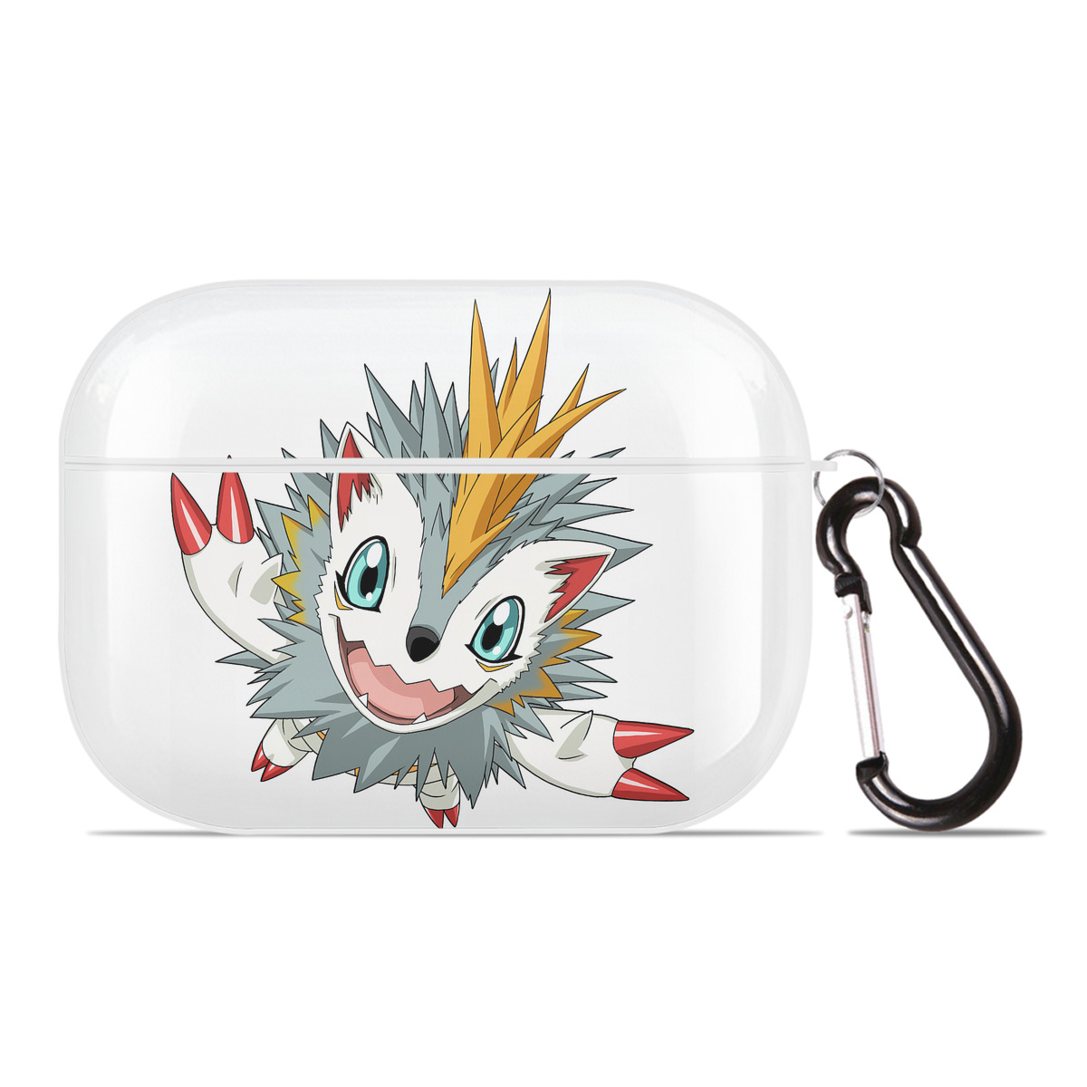 （画像用） Digimon デジタルモンスター/デジモン 【AirPods Pro用】ハードシェル保護ケース 耐衝撃・防指紋・カラビナ付き商品仕様
