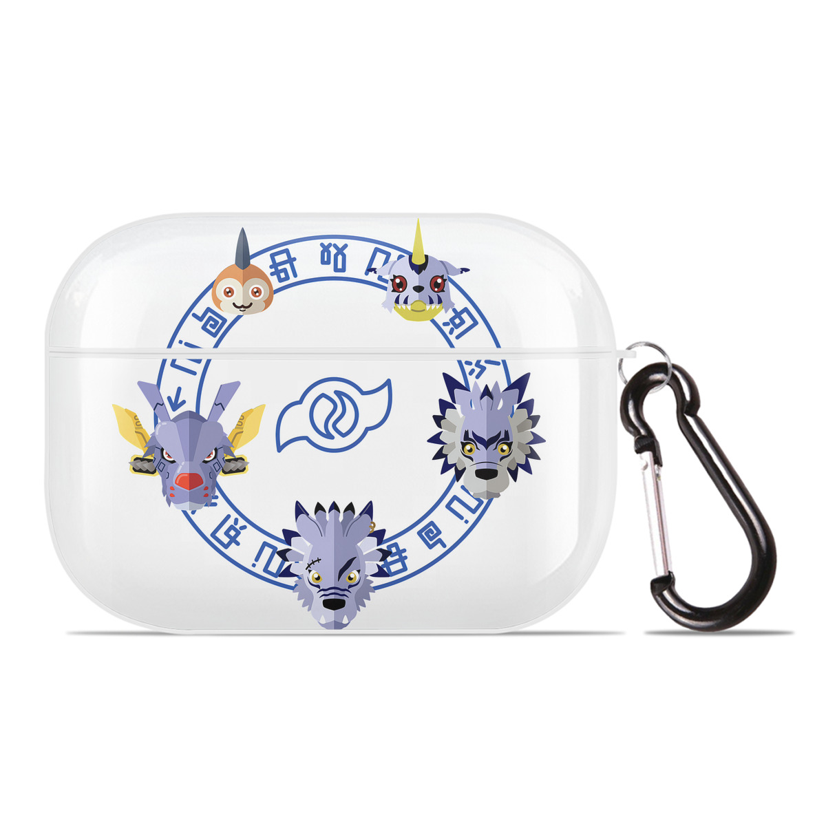 （画像用） Digimon デジタルモンスター/デジモン 【AirPods Pro用】ハードシェル保護ケース 耐衝撃・防指紋・カラビナ付き商品仕様