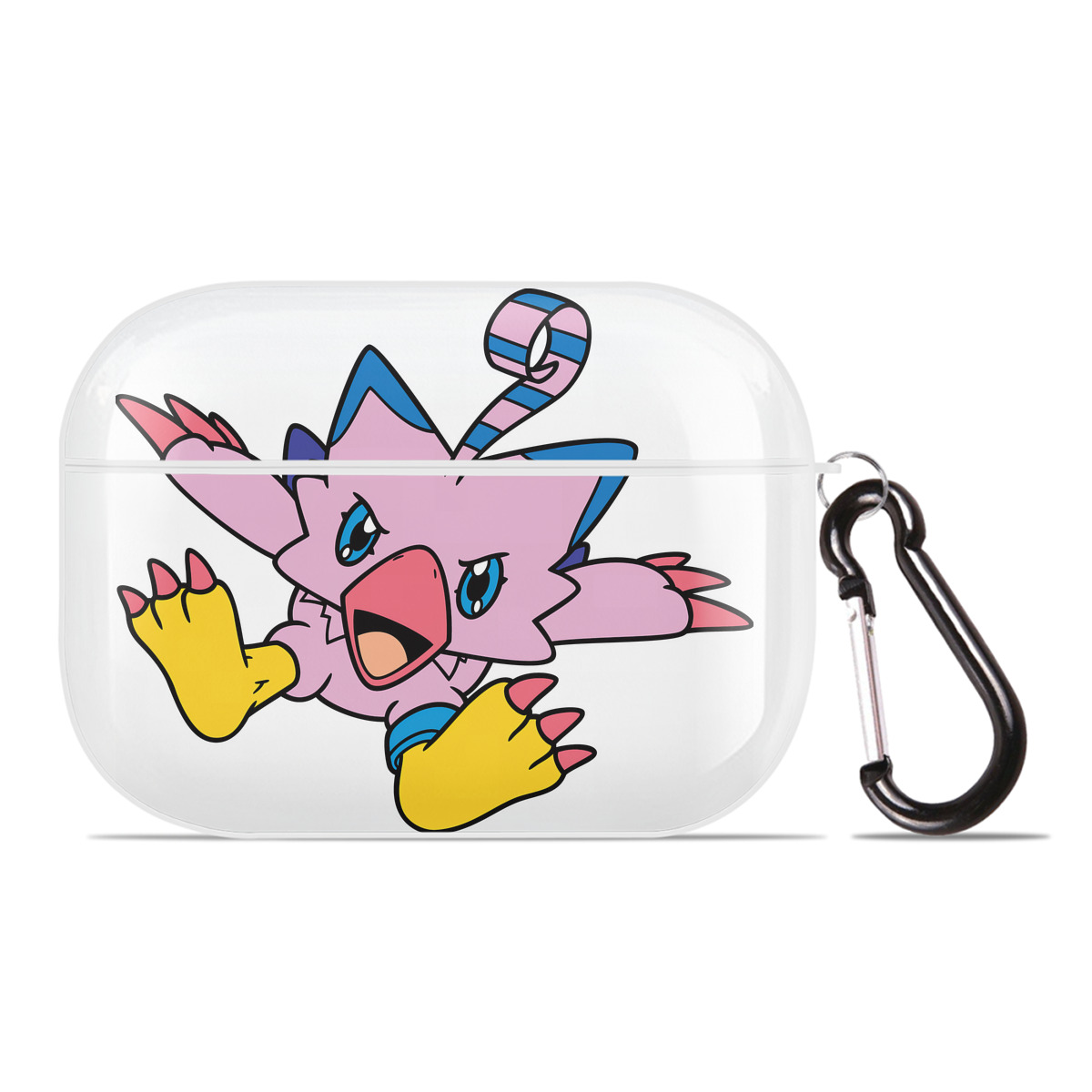 （画像用） Digimon デジタルモンスター/デジモン 【AirPods Pro用】ハードシェル保護ケース 耐衝撃・防指紋・カラビナ付き商品仕様