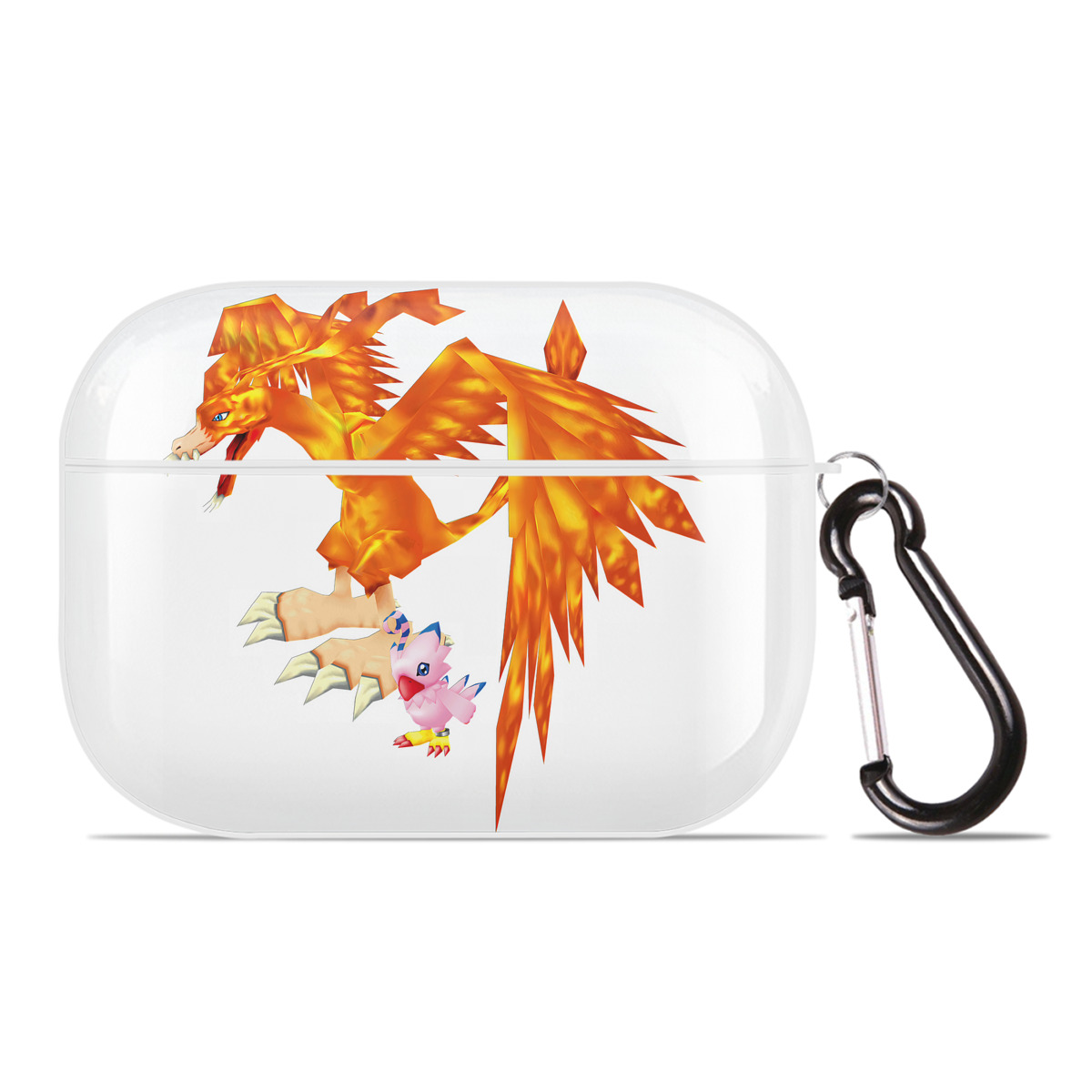 （画像用） Digimon デジタルモンスター/デジモン 【AirPods Pro用】ハードシェル保護ケース 耐衝撃・防指紋・カラビナ付き商品仕様